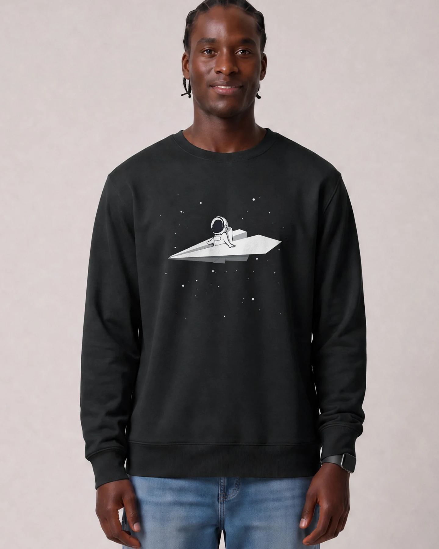 Watapparel Sweatshirt Fly me to the moon – Ansicht 2