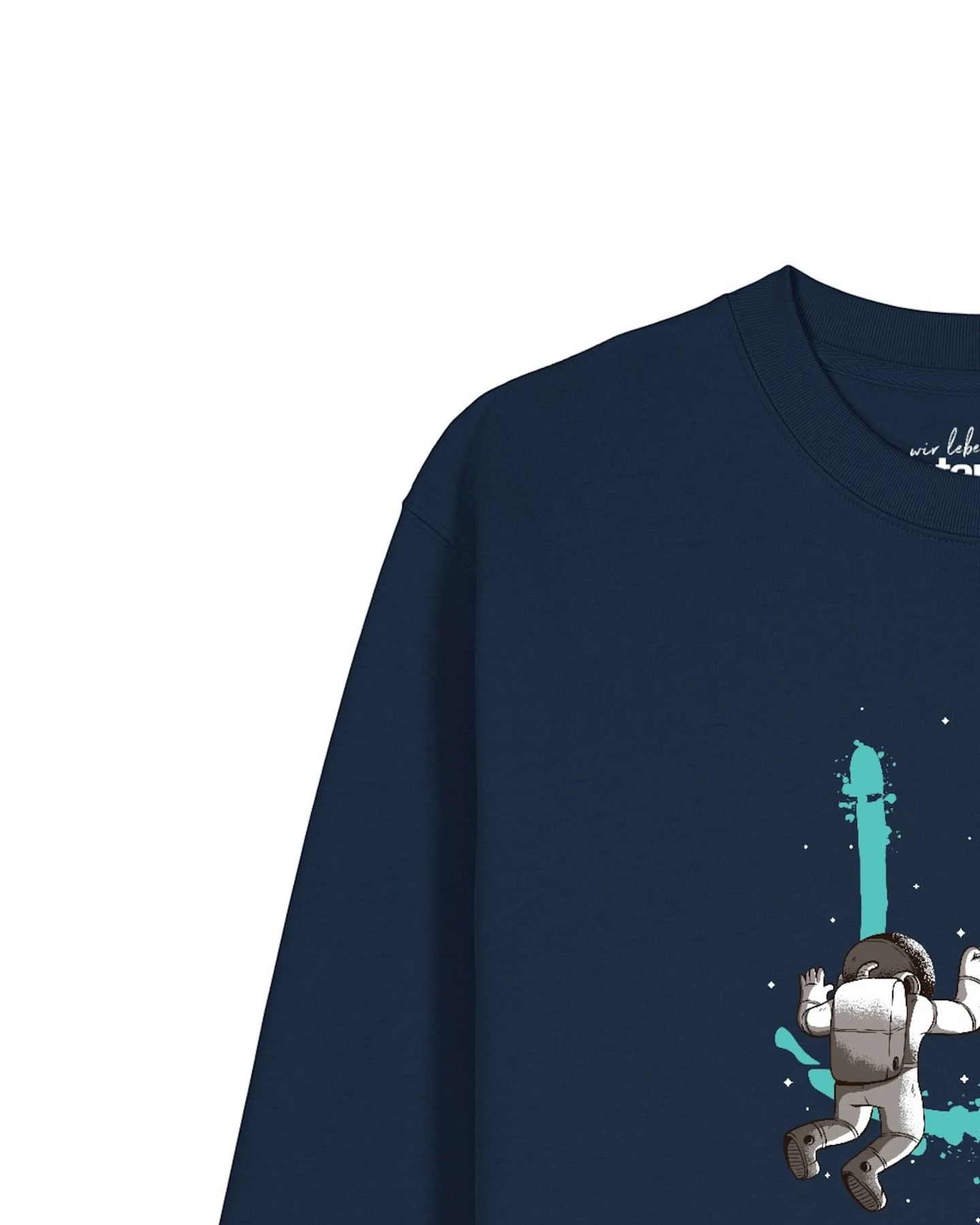 Watapparel Sweatshirt Graffiti Astronaut – Ansicht 3