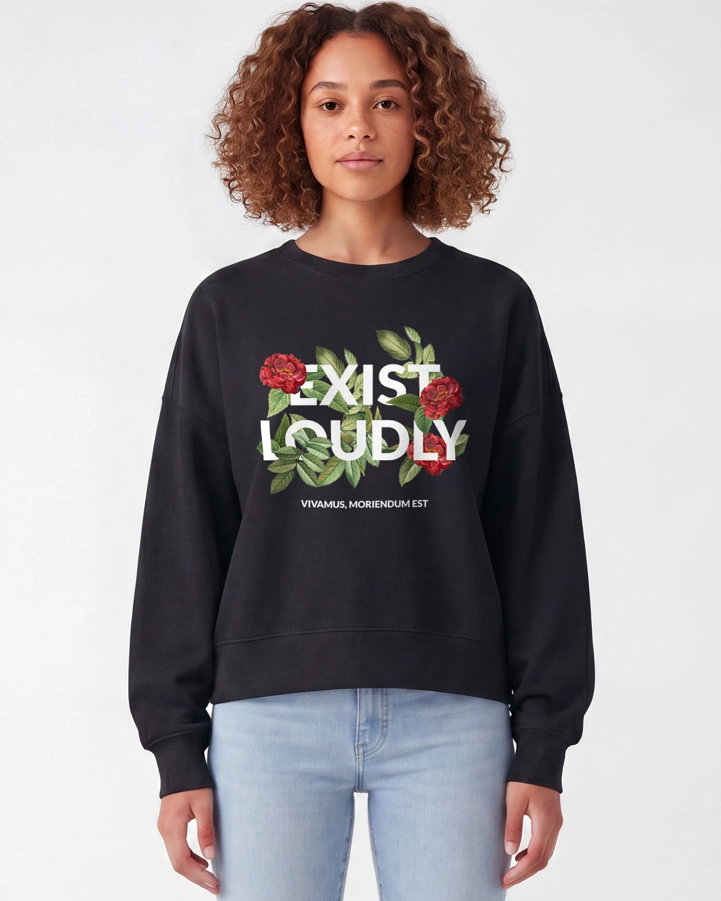 Watapparel Sweatshirt Exist Loudly – Ansicht 2
