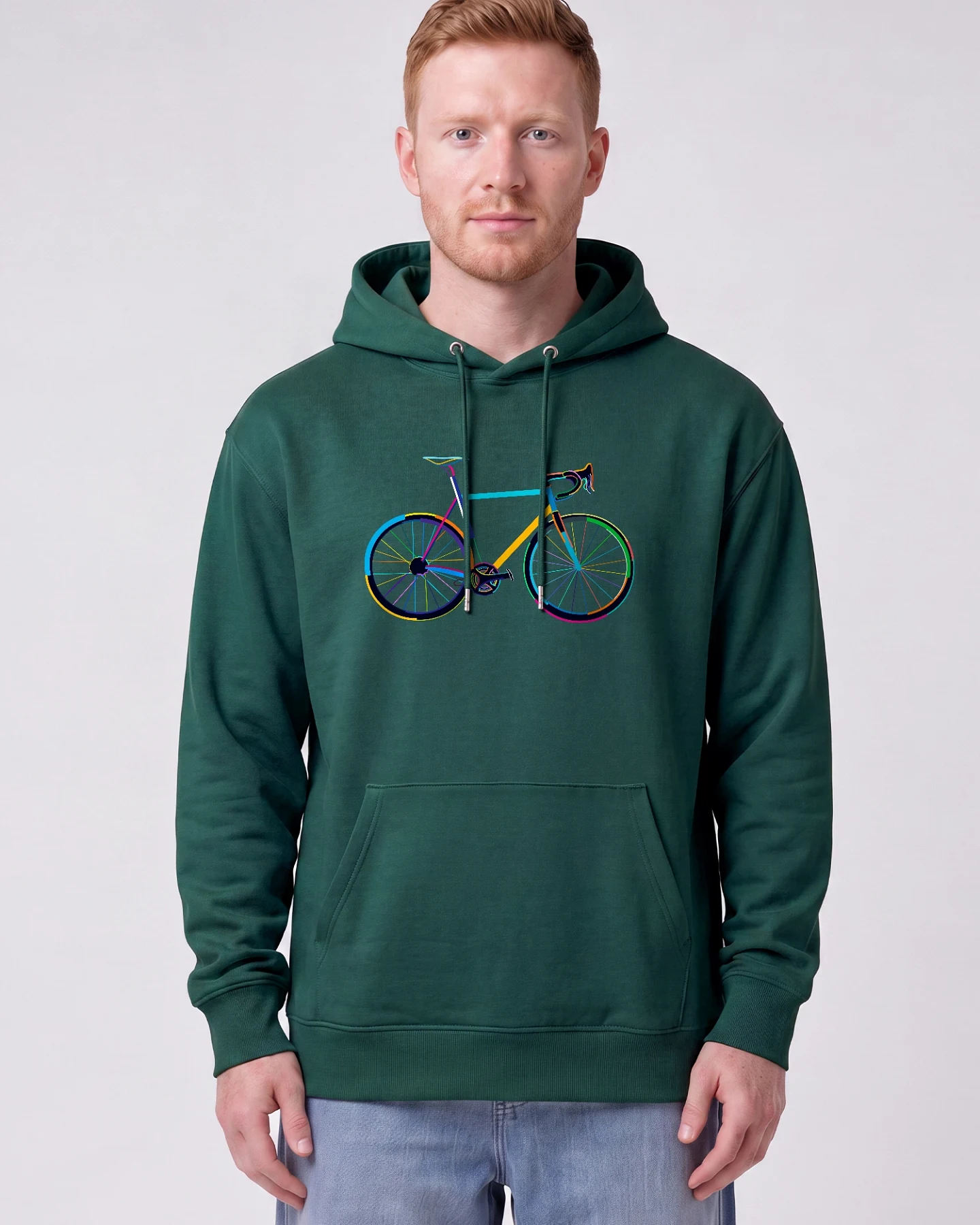 Watapparel Sweatshirt Fahrrad by night – Ansicht 2