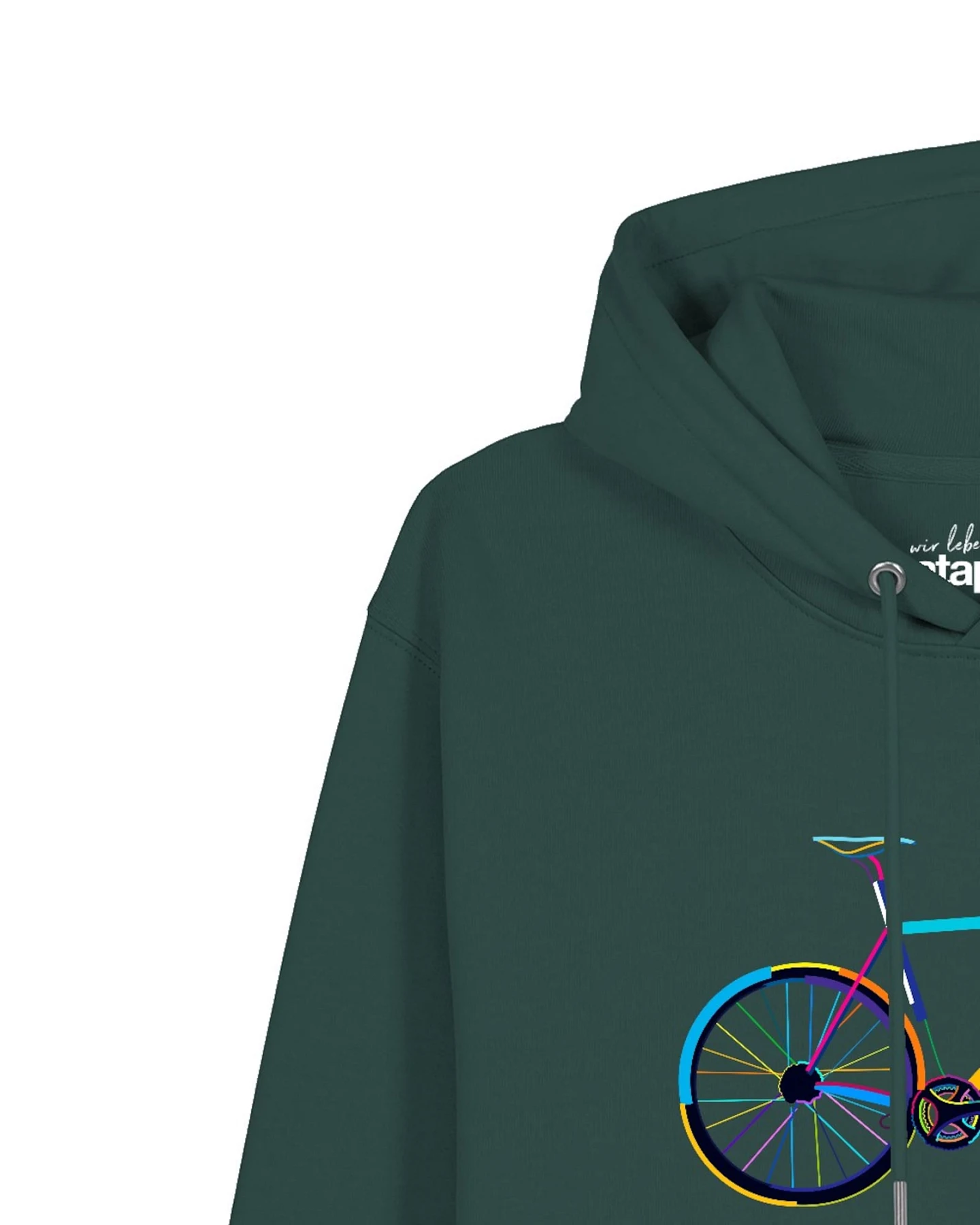 Watapparel Sweatshirt Fahrrad by night – Ansicht 3
