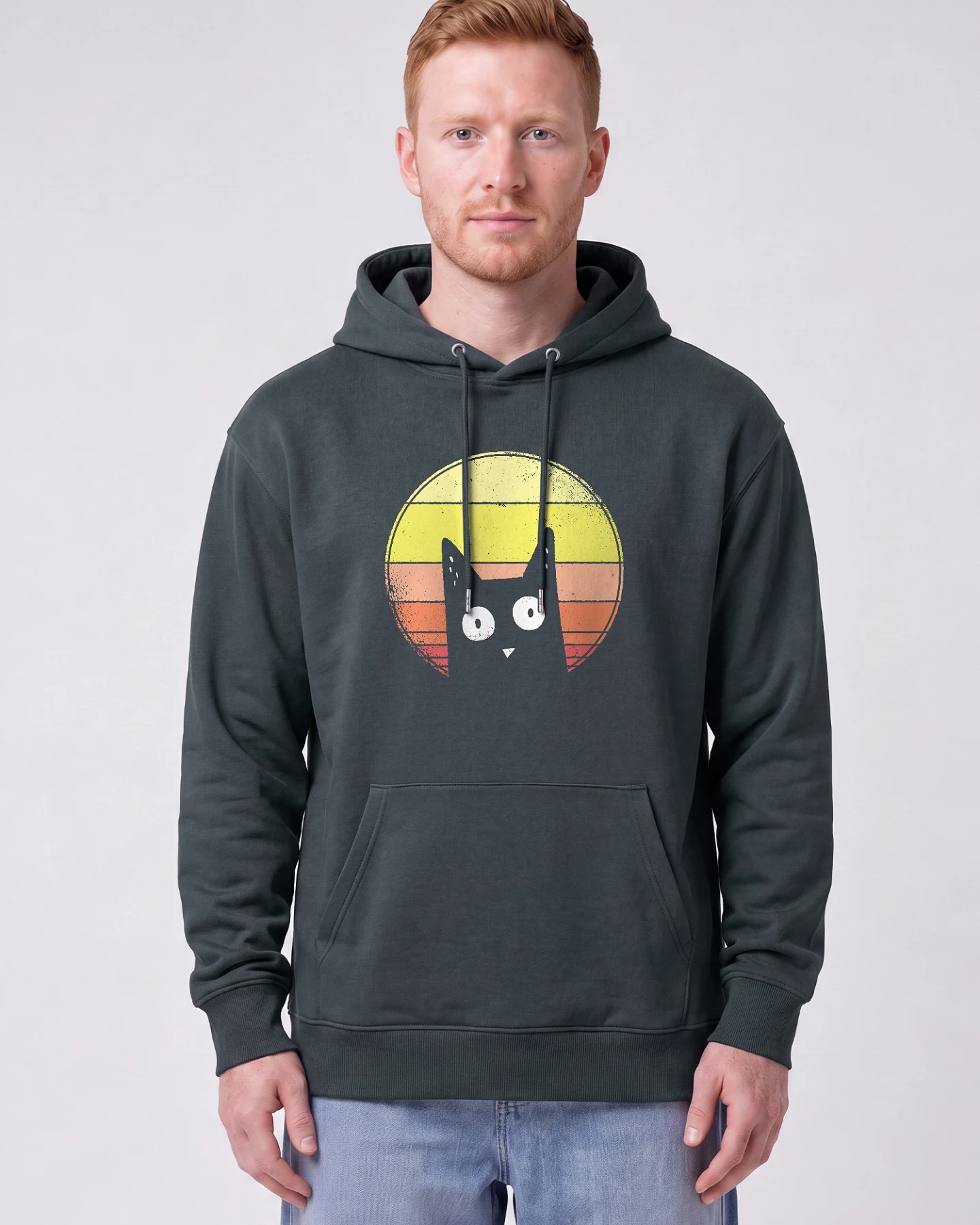 Watapparel Sweatshirt Sunset Cat – Ansicht 2
