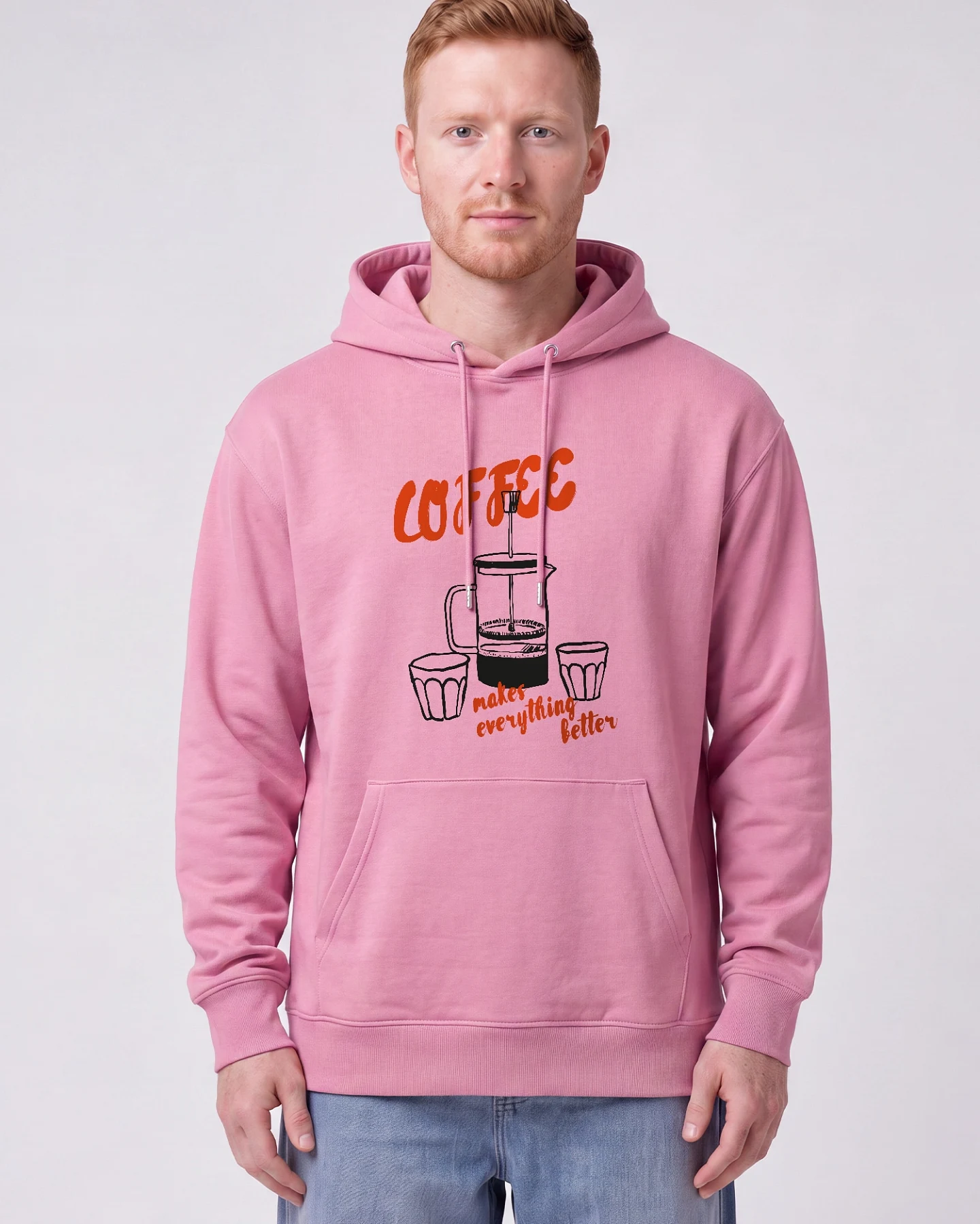 Watapparel Sweatshirt Coffee makes everything better – Ansicht 2