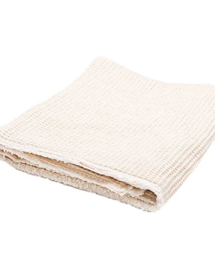 Tinéba - Kuscheldecke Waffelpique beige