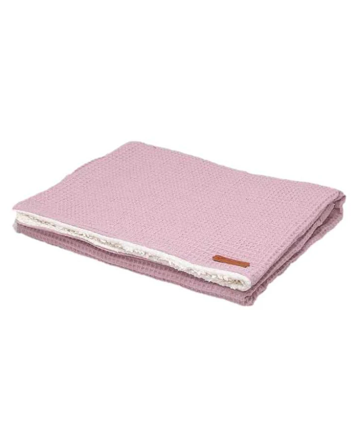 Tinéba - Kuscheldecke Waffelpique puder