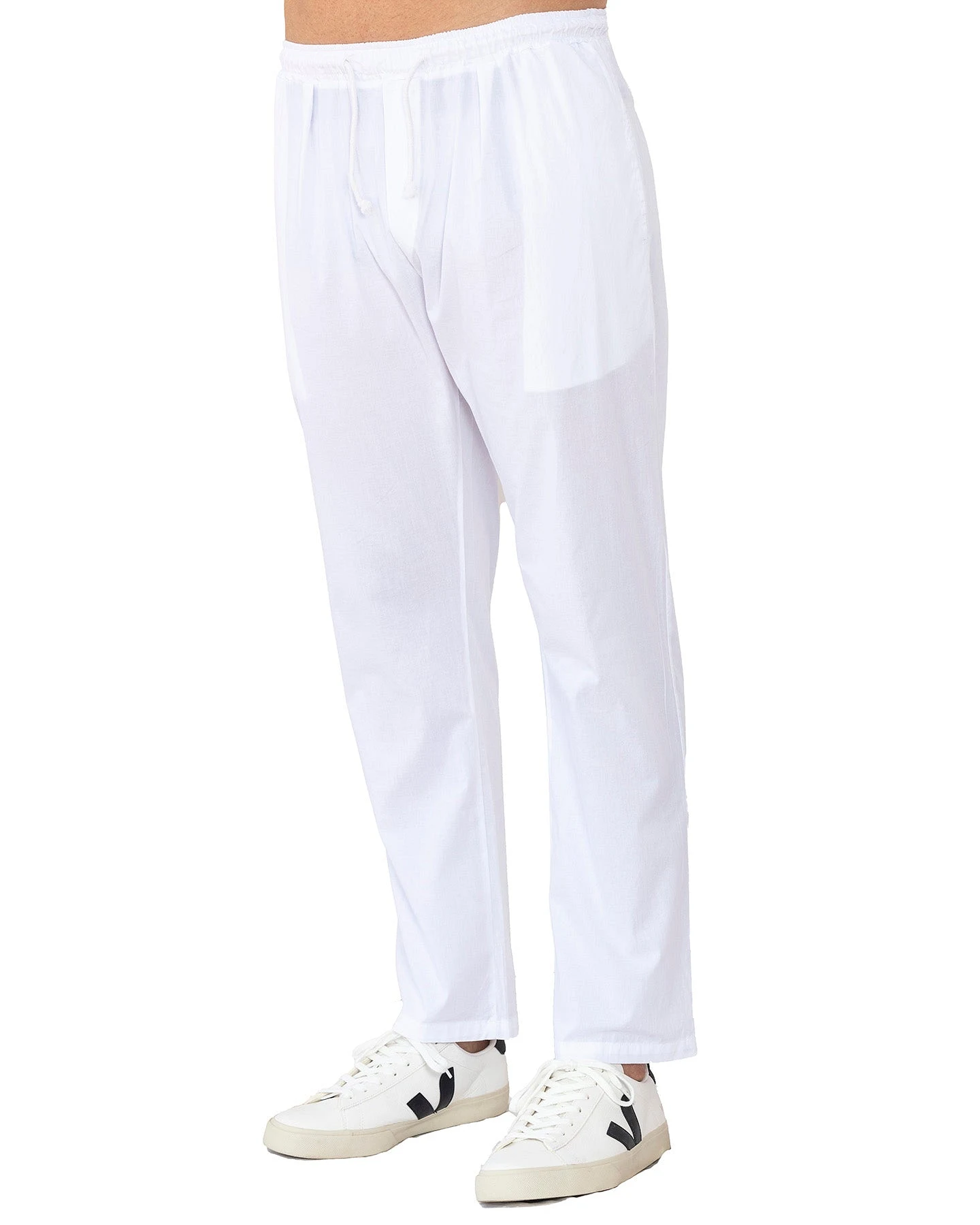 RAVENS VIEW IBIZA Herren vegan Hose Kenzo Weiß – Ansicht 2