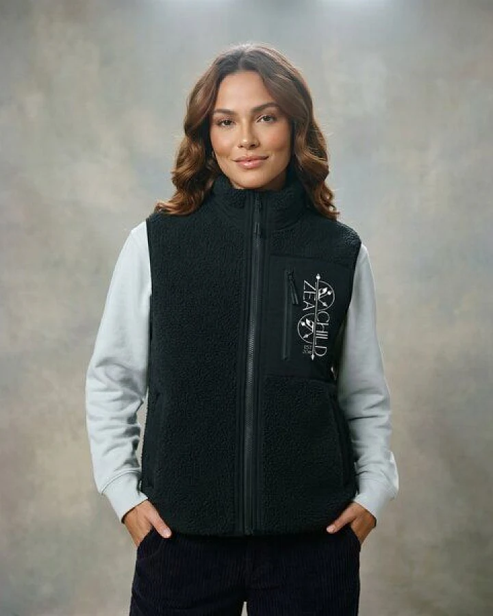 Zeachild Damen EcoSherpa Halfzip Unisex