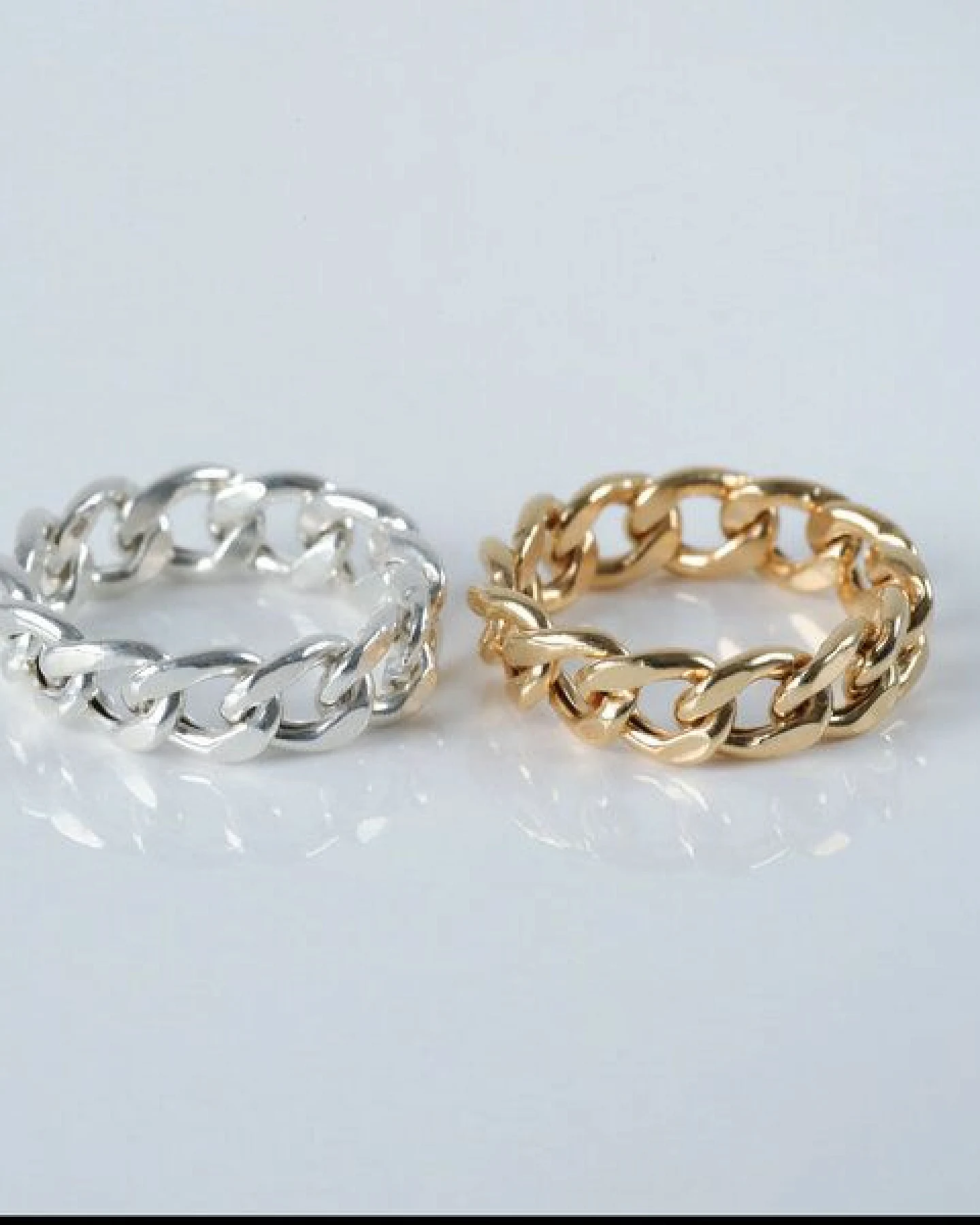 BELLYBIRD Jewellery Ring - PANZERRING, Kettenring, 925 Silber/ vergoldet – Ansicht 2