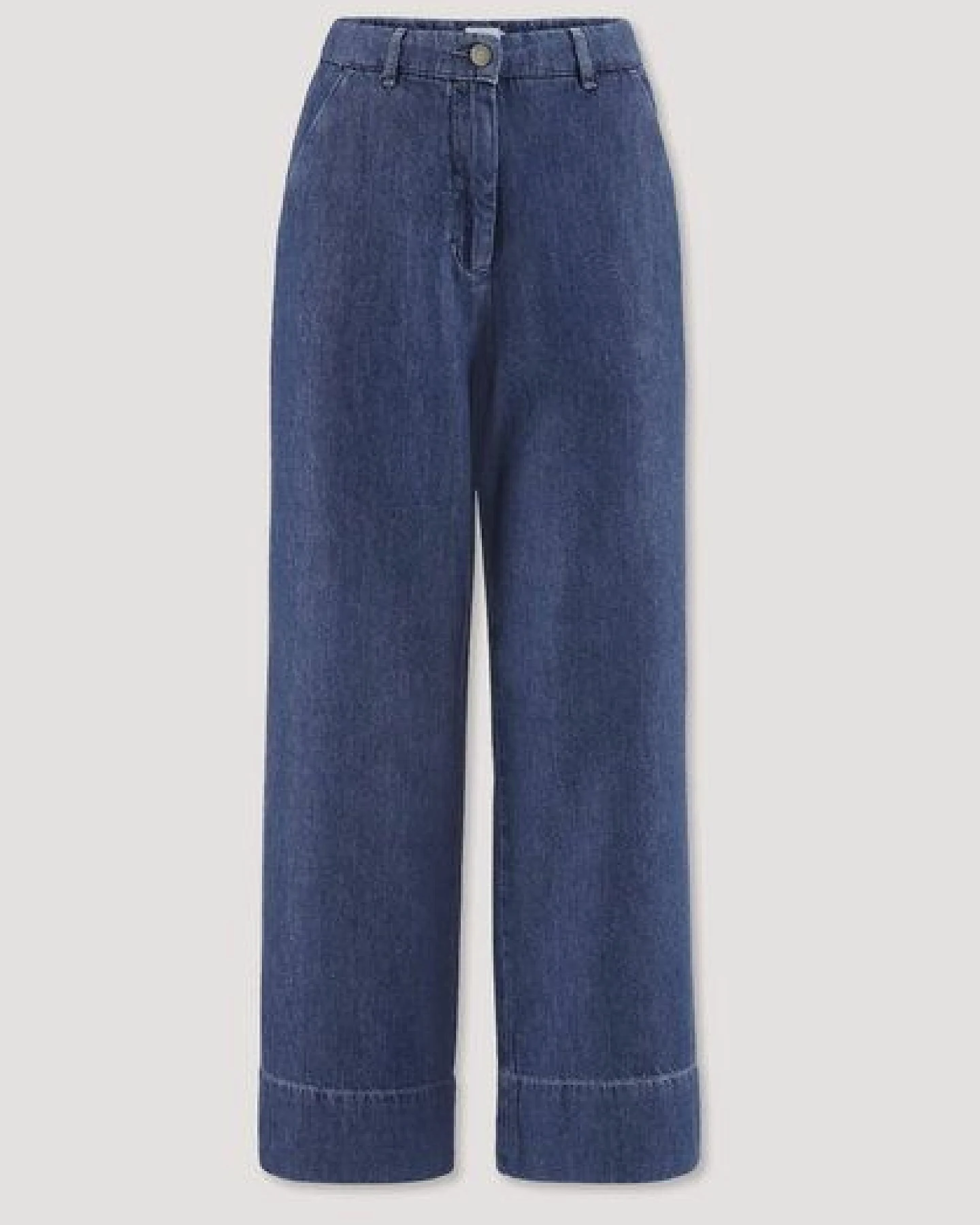 hessnatur Jeans ENNELIE Culotte Wide Leg aus Bio-Baumwolle mit TENCEL Lyocell und Leinen – Ansicht 4
