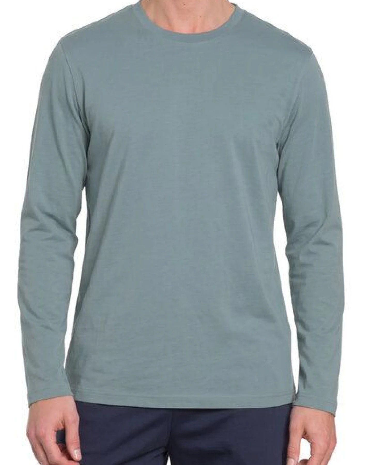 Haasis Bodywear Herren Longsleeve Rundhals, Bio Baumwolle, GOTS zertifiziert – Ansicht 2