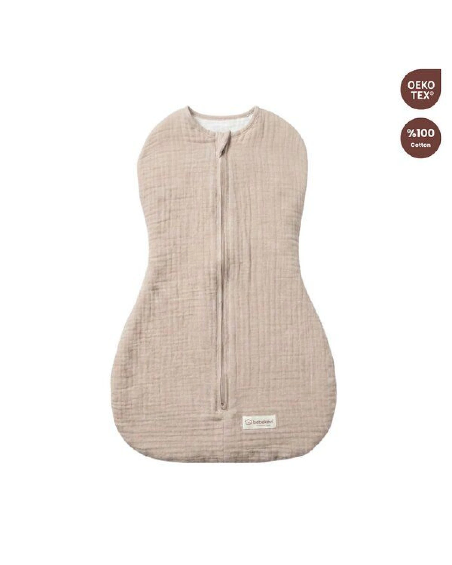 Bebekevi Schlafsack Musselin Kokon Puckschlafsack für Neugeborene (2,5 bis 4 kg) – Ansicht 3
