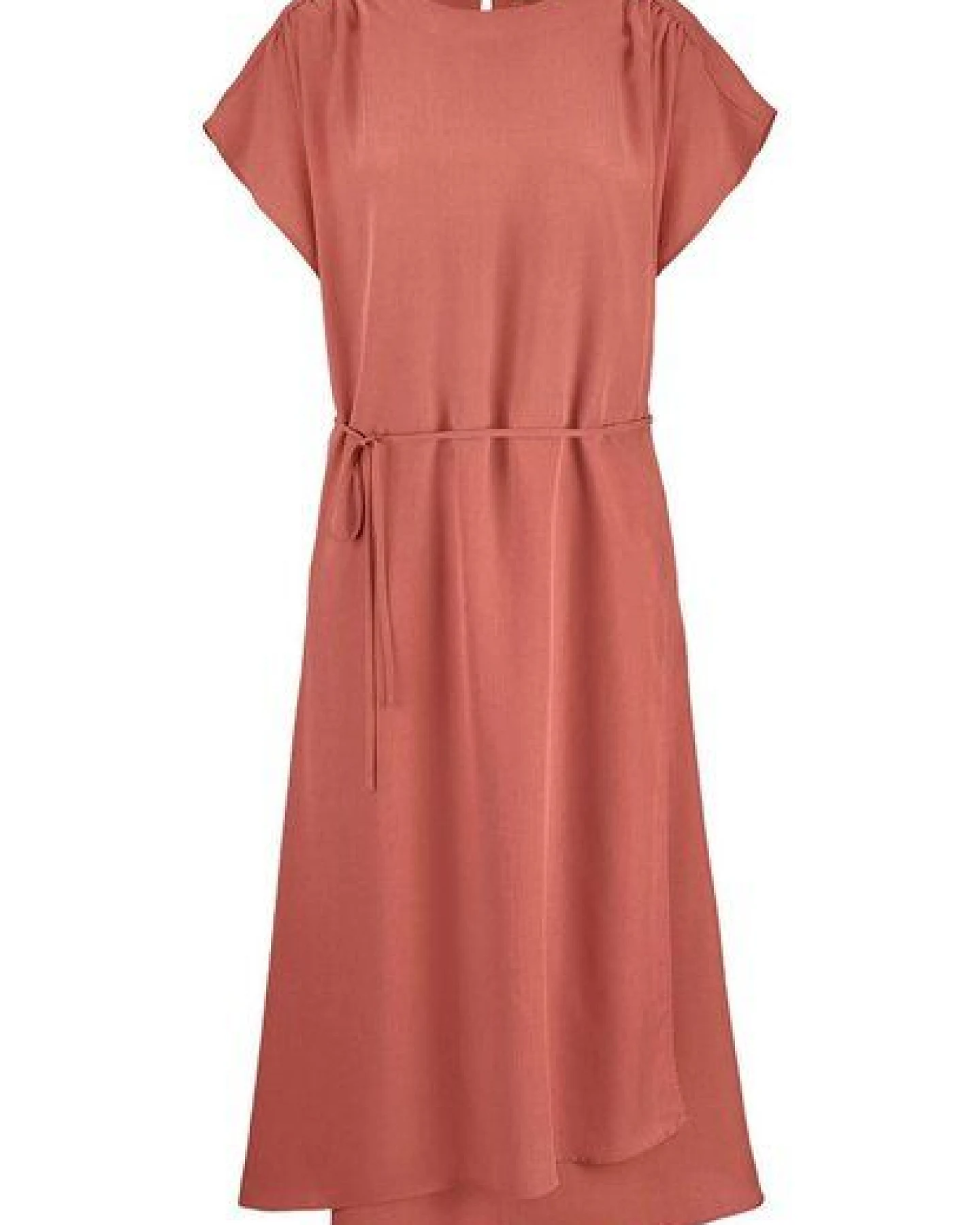 hessnatur Gewebe Kleid mit Wickeloptik Midi aus reinem TENCEL Lyocell – Ansicht 3