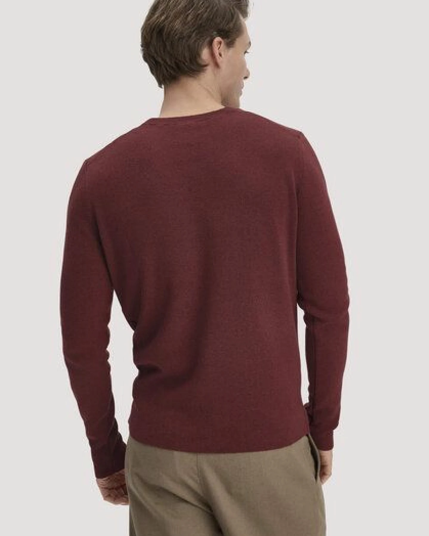 hessnatur Milano Strick Pullover Regular aus Leinen mit Bio-Baumwolle und LENZING ECOVERO Viskose – Ansicht 2