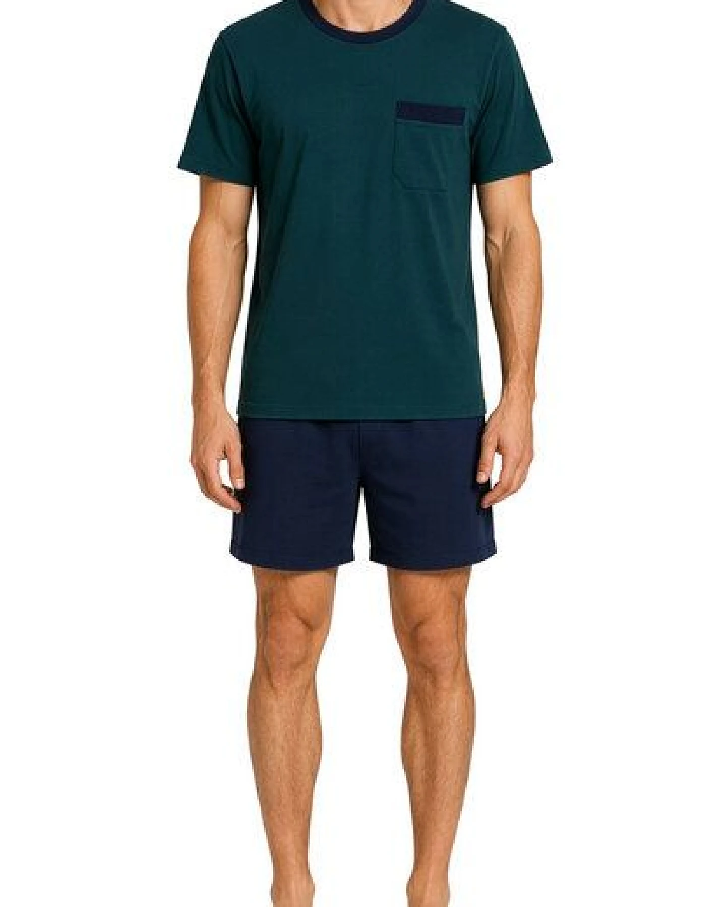 Haasis Bodywear Herren Shorty Rundhals, Bio Baumwolle, GOTS zertifiziert – Ansicht 2