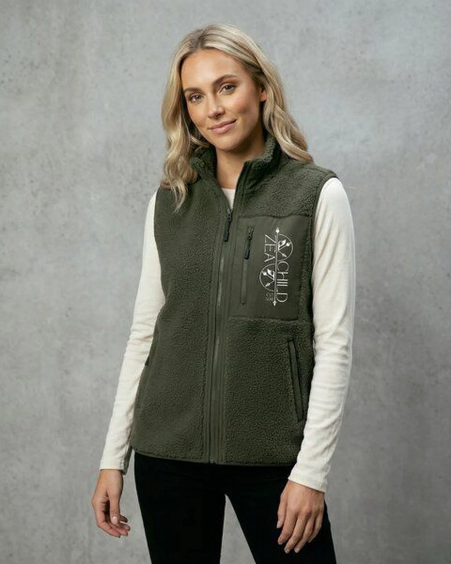 Zeachild Damen EcoSherpa Halfzip Unisex – Ansicht 3