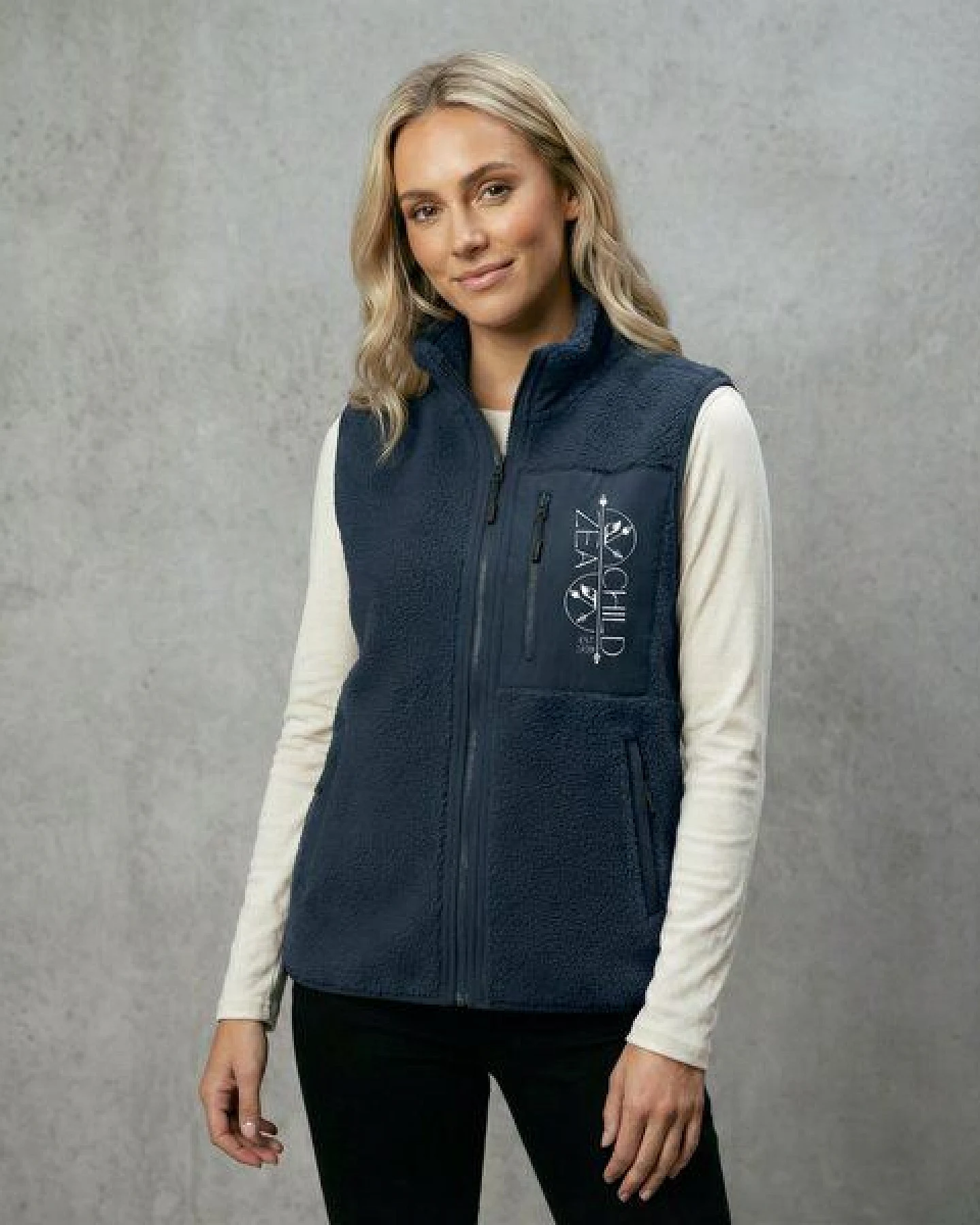 Zeachild Damen EcoSherpa Halfzip Unisex – Ansicht 3