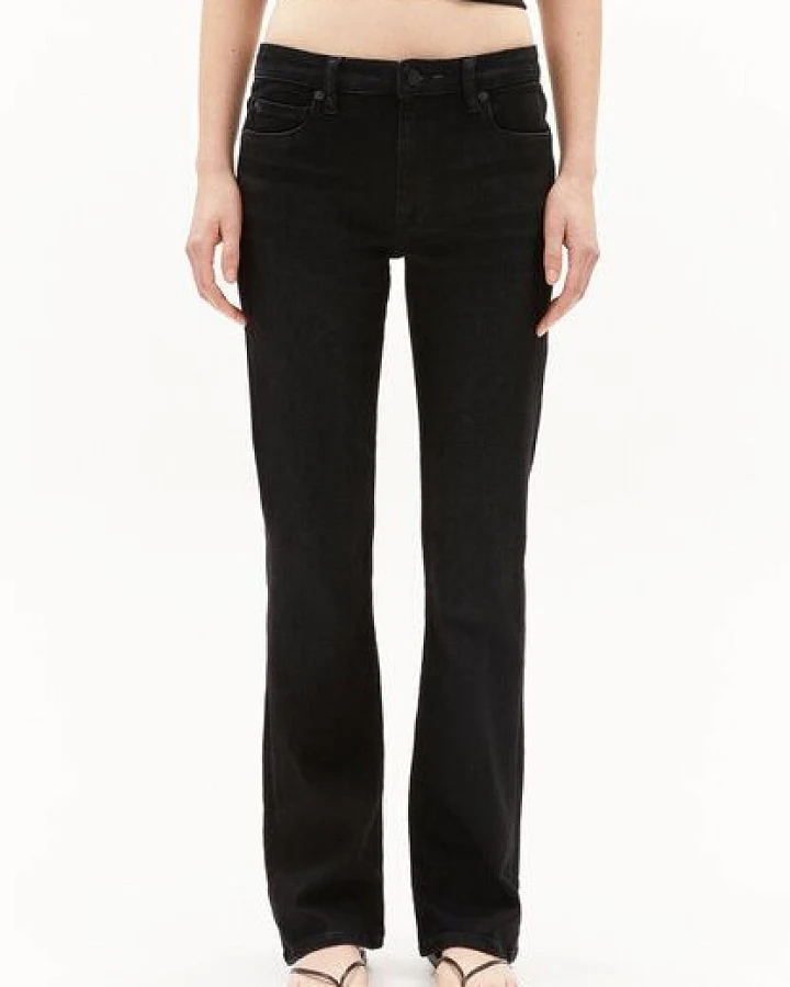 ARMEDANGELS LINNAA X LOW - Damen Bootcut Jenas Bio-Baumwoll Mix X-Stretch