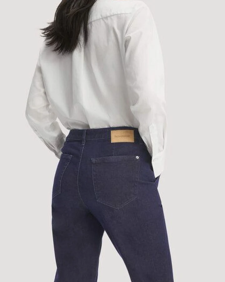 hessnatur Jeans ELENY Culotte Straight Leg BETTER RECYCLED aus Bio-Denim