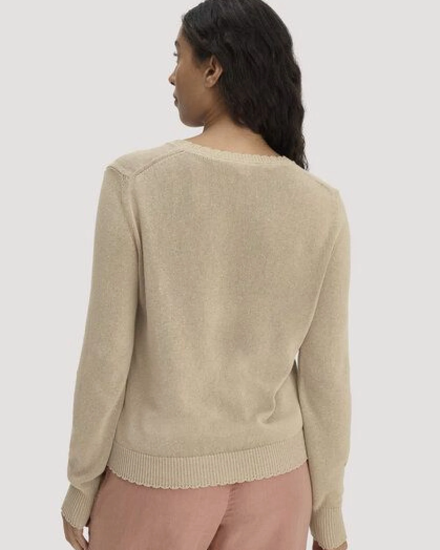 hessnatur Strick Pullover Relaxed aus Leinen mit Bio-Baumwolle und LENZING ECOVERO – Ansicht 2