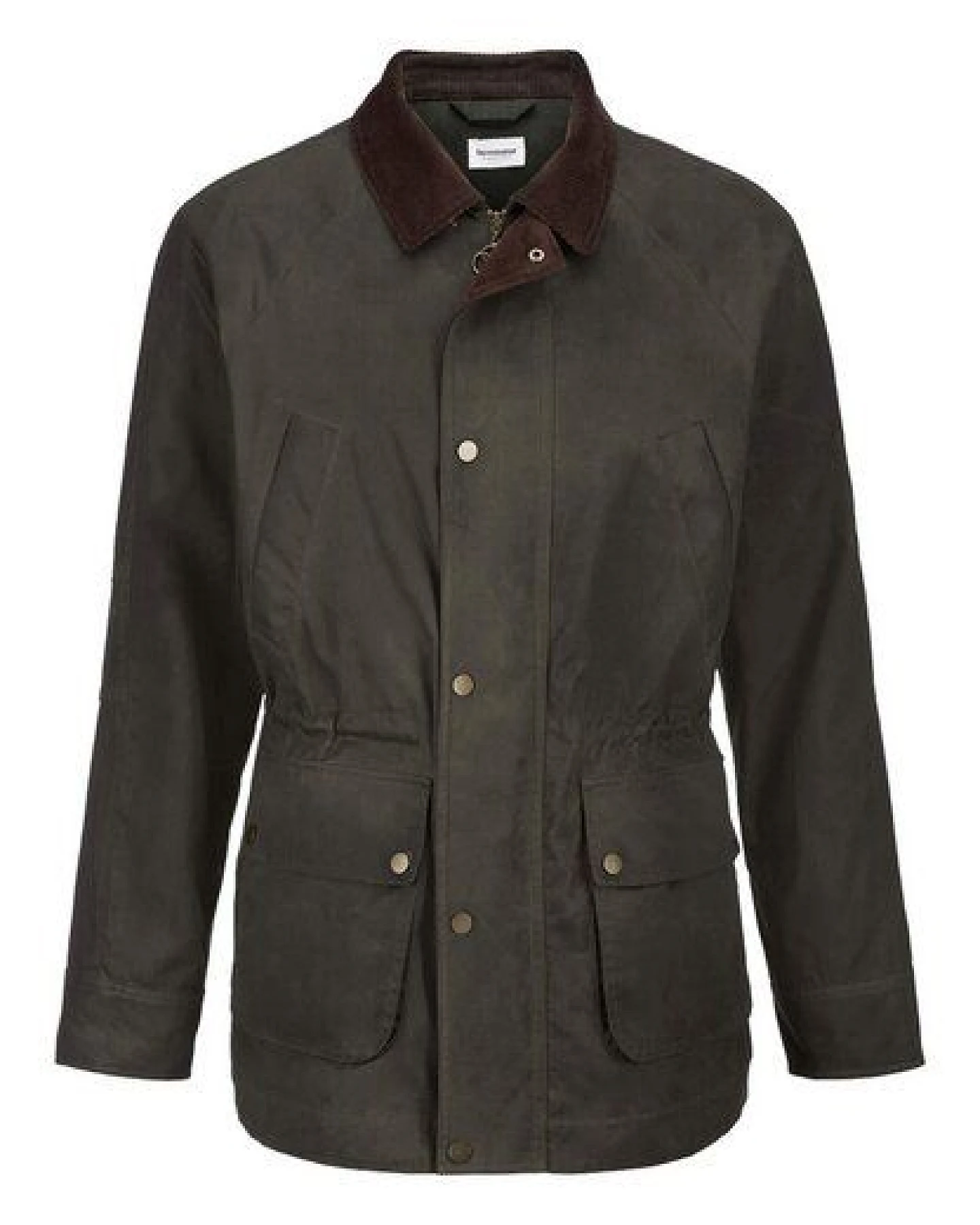 hessnatur Wachsjacke Regular aus reiner Bio-Baumwolle – Ansicht 3
