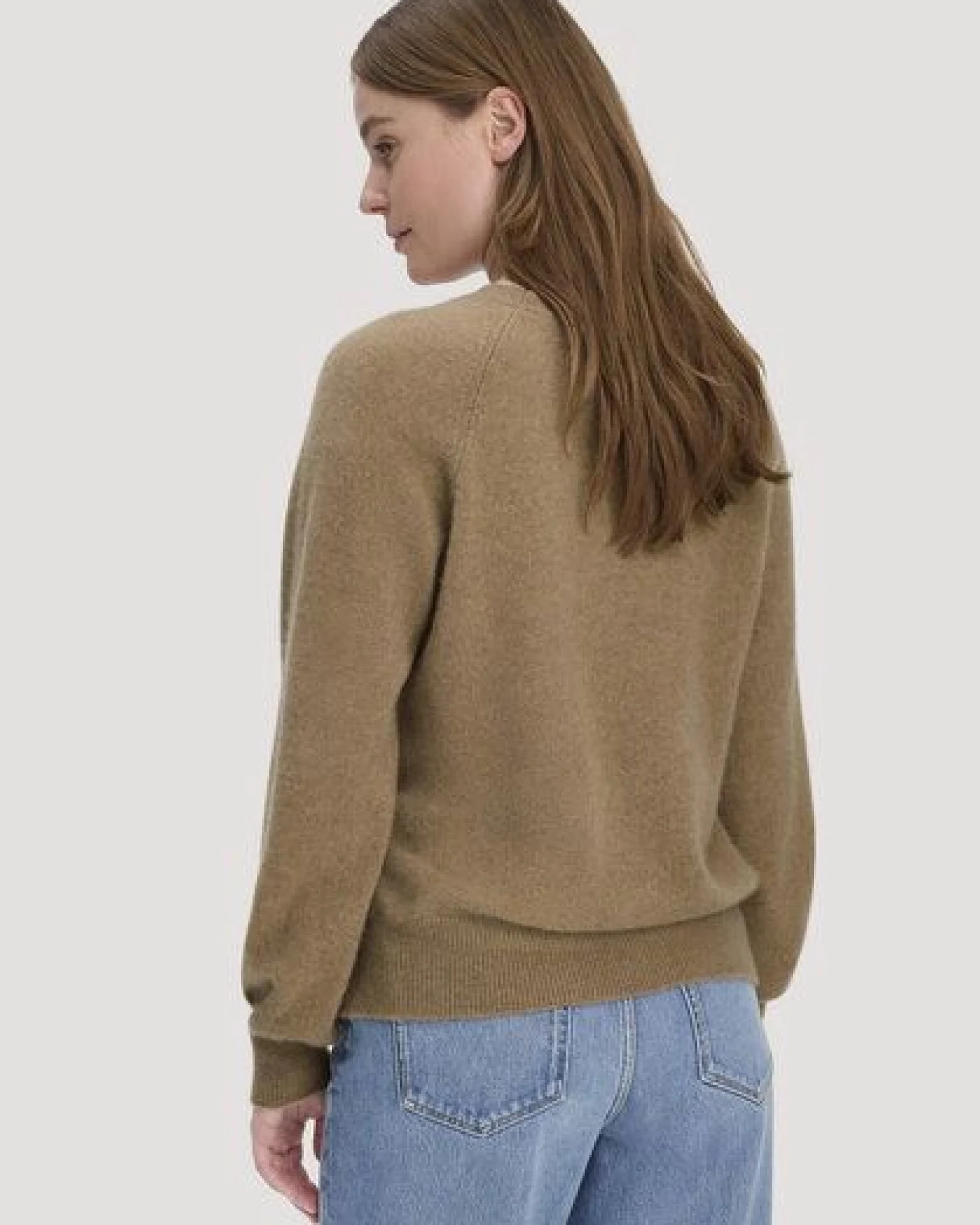 hessnatur Strick Pullover Relaxed BETTER RECYCLING aus reinem Cashmere – Ansicht 2