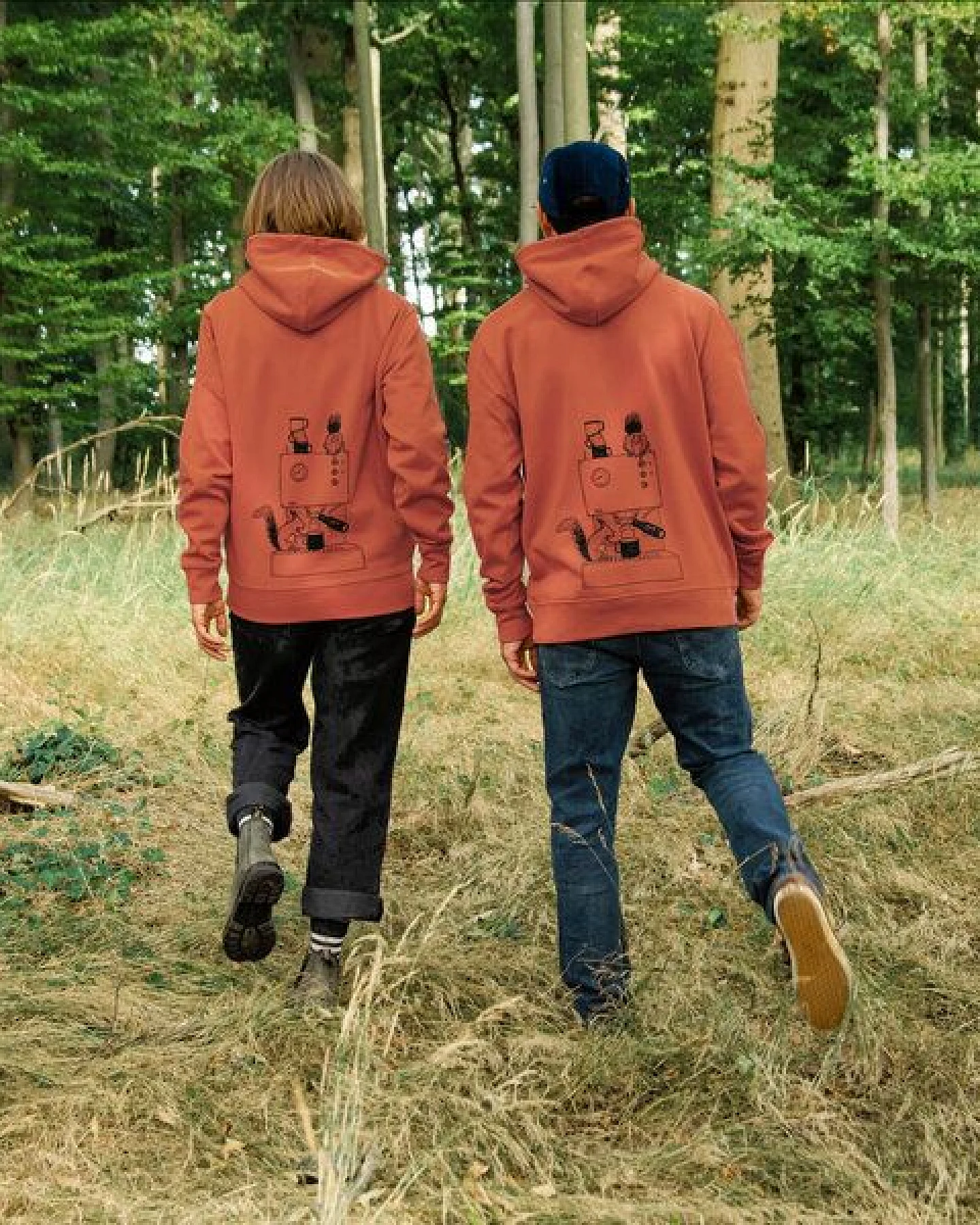 Cmig Hoodie Kaffee-Hörnchen für Kaffeefreunde – Ansicht 4