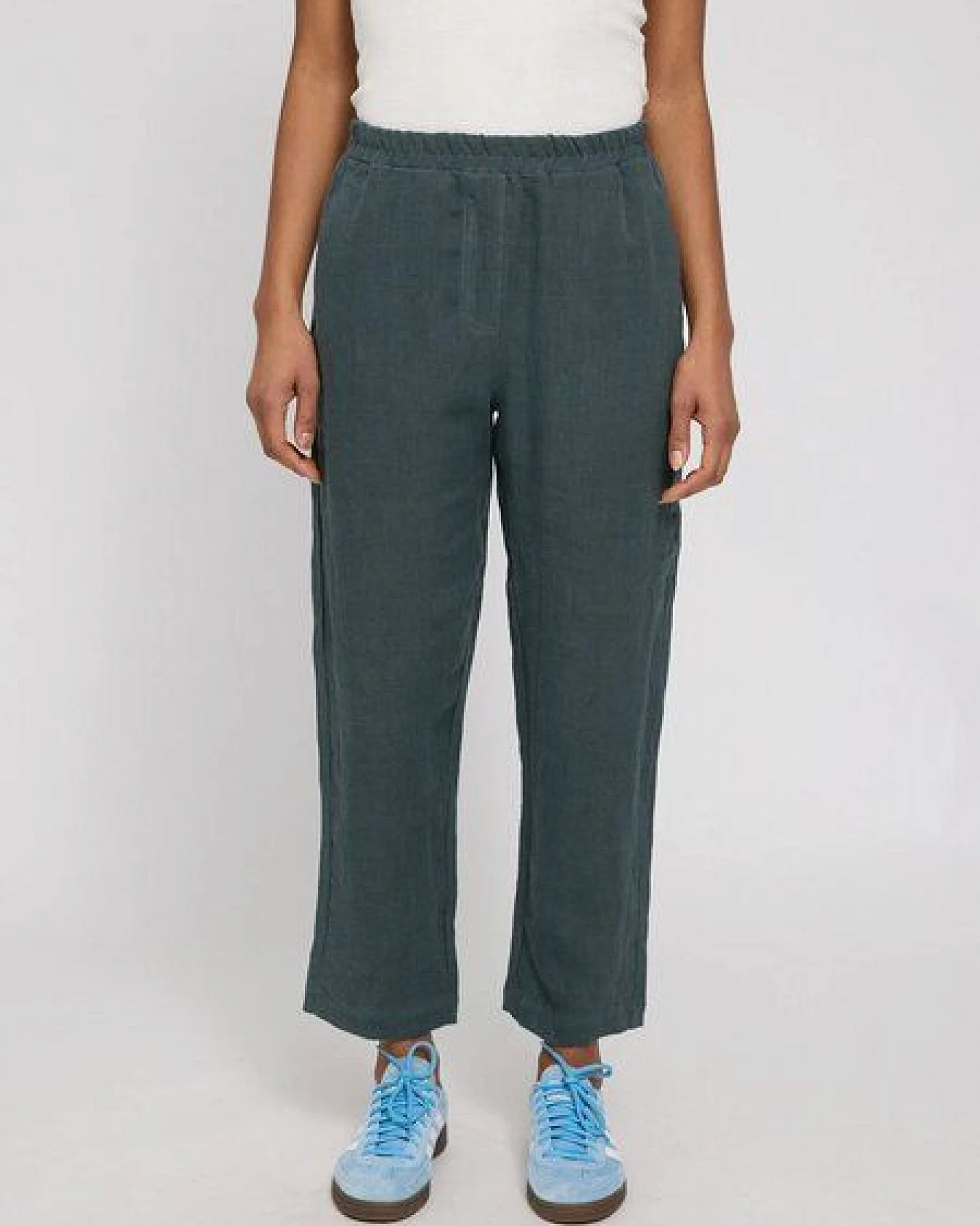 Mazine Hose - Straight Leg Linen Pants - aus 100% Leinen – Ansicht 2
