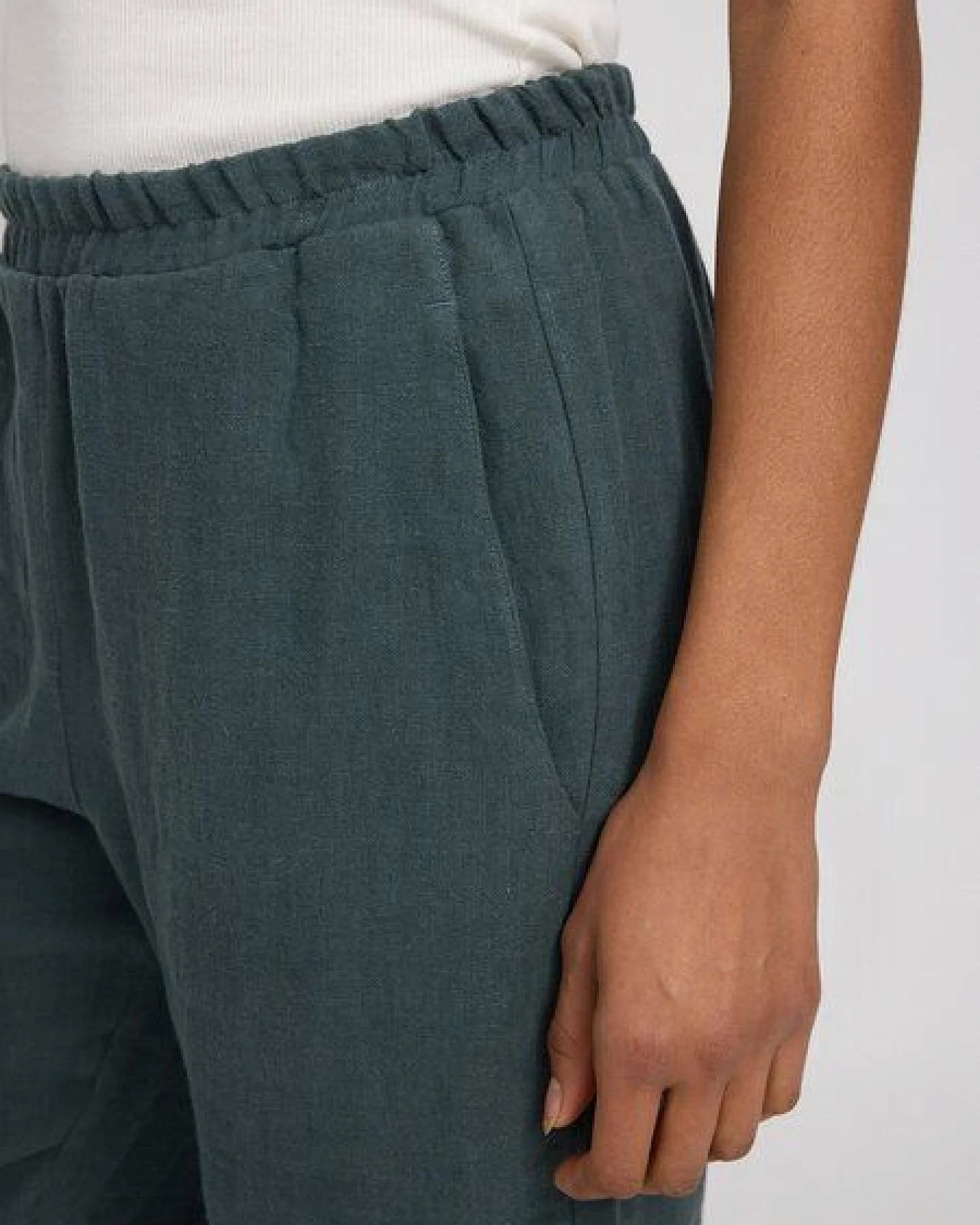 Mazine Hose - Straight Leg Linen Pants - aus 100% Leinen – Ansicht 4