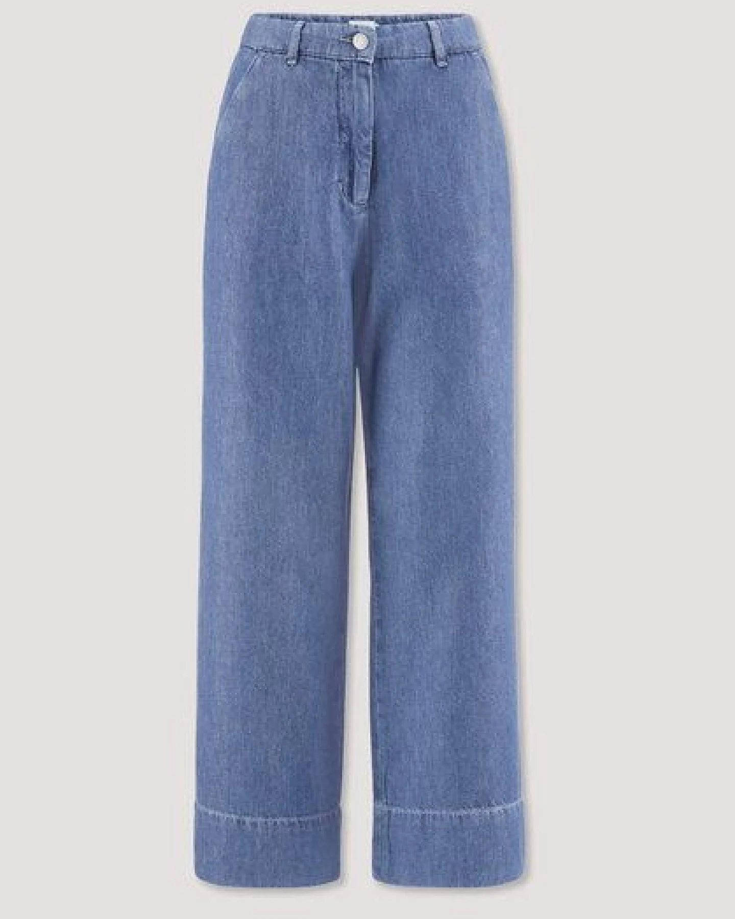 hessnatur Jeans ENNELIE Culotte Wide Leg aus Bio-Baumwolle mit TENCEL Lyocell und Leinen – Ansicht 4