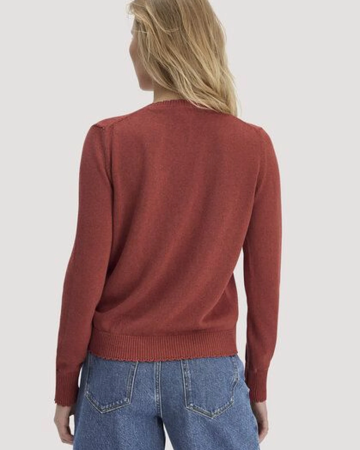 hessnatur Strick Pullover Relaxed aus Leinen mit Bio-Baumwolle und LENZING ECOVERO – Ansicht 2