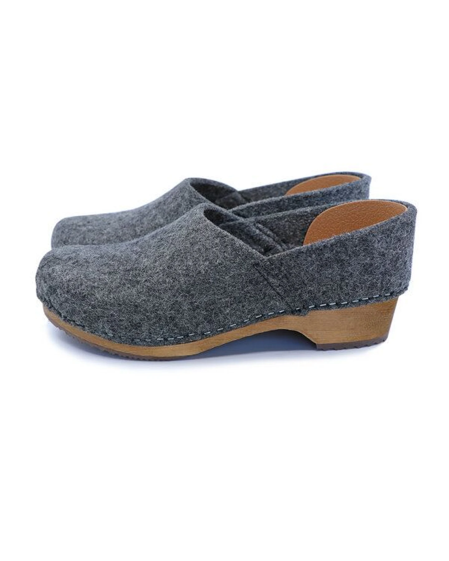 SNÖ FILZ MEN - schwedische Holz Clogs von me&myClogs – Ansicht 2