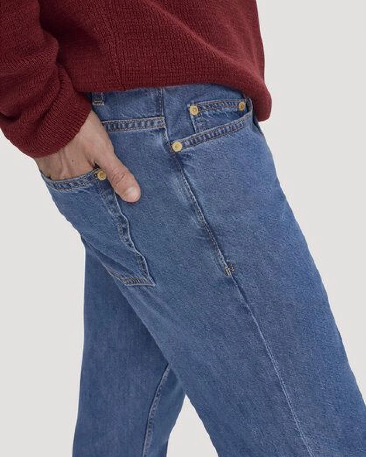 hessnatur Jeans BEN Regular Straight aus Bio-Denim mit TENCEL Lyocell und Leinen – Ansicht 2