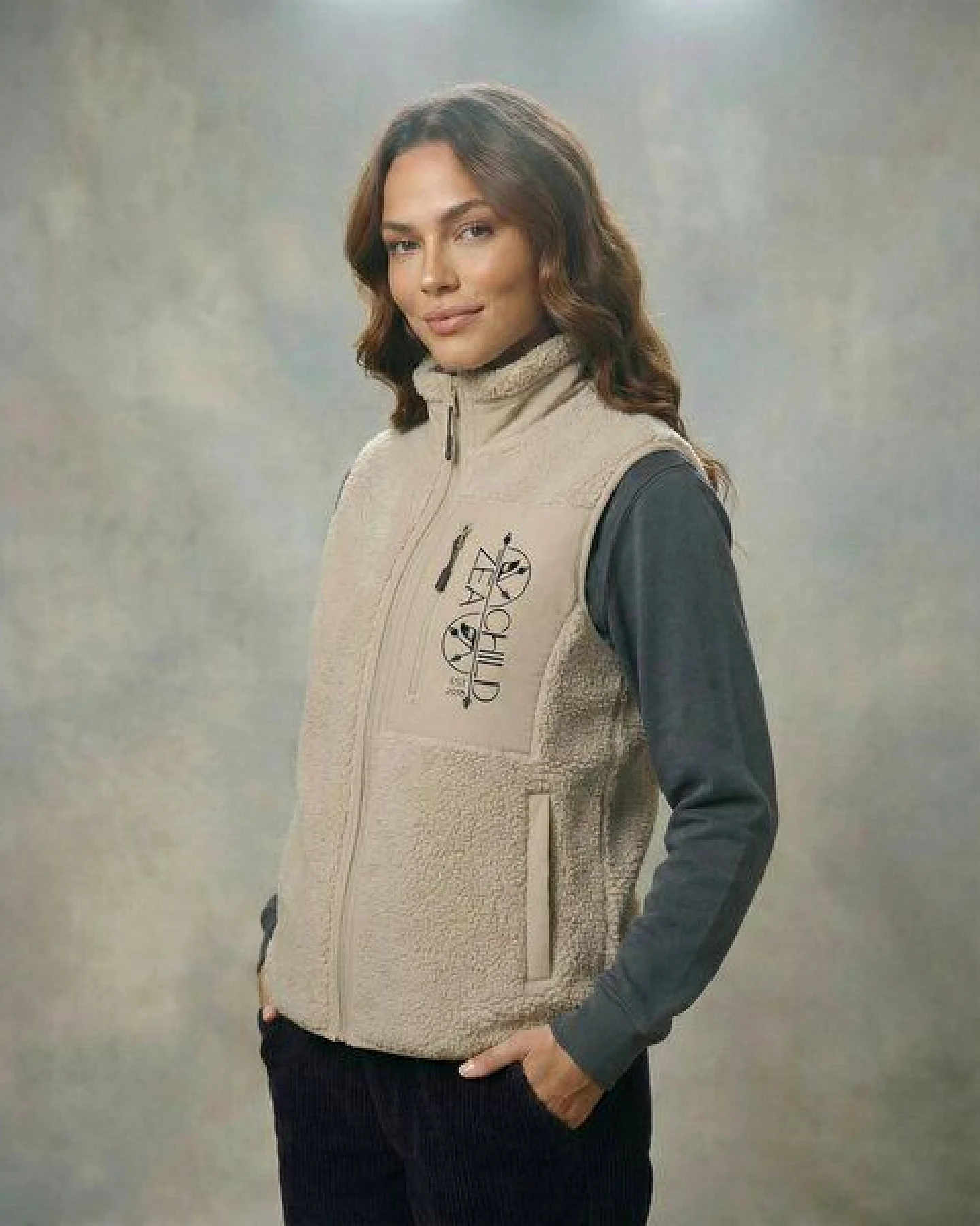 Zeachild Damen EcoSherpa Halfzip Unisex – Ansicht 2