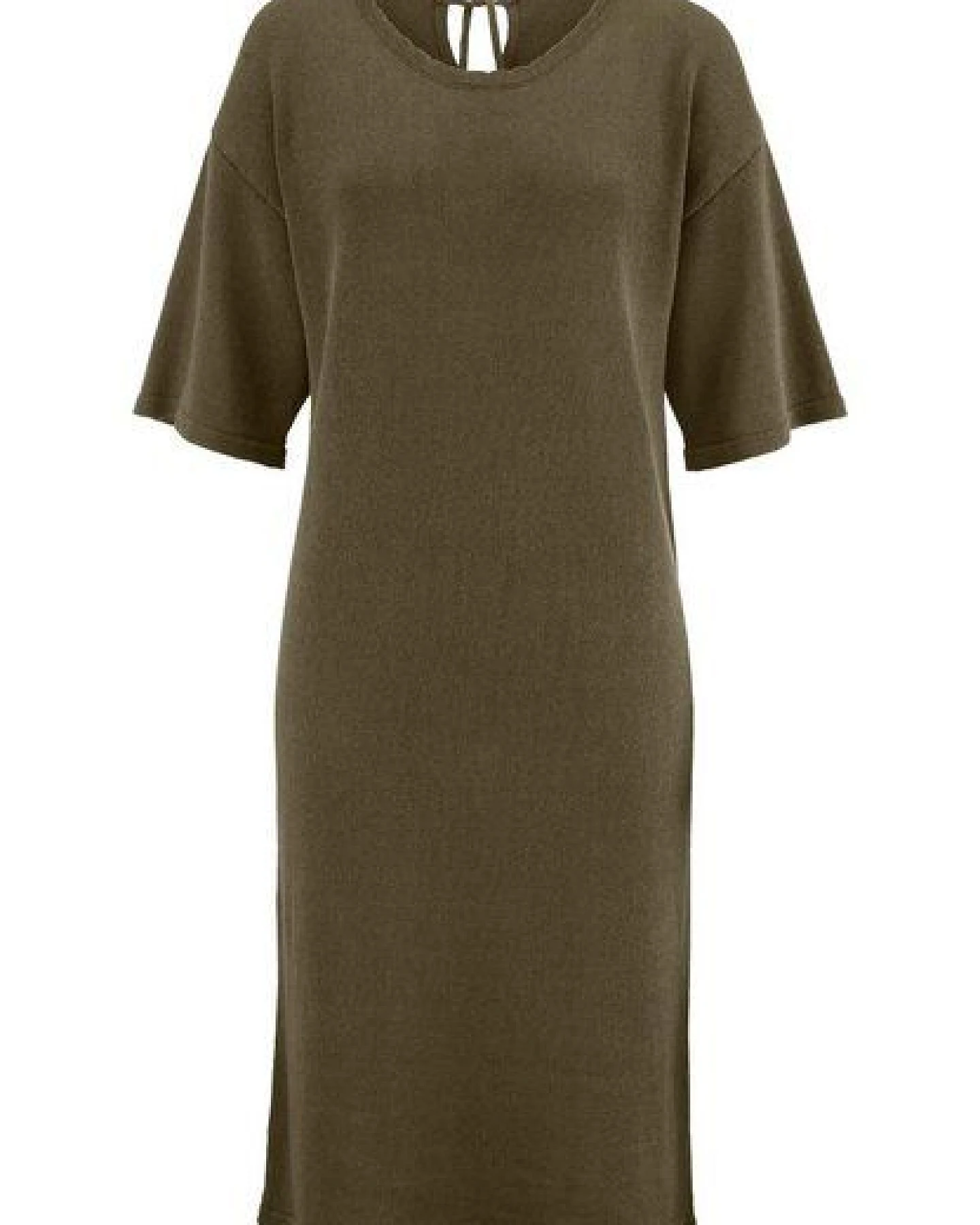hessnatur Strick Kleid Relaxed aus Leinen mit Bio-Baumwolle und LENZING ECOVERO – Ansicht 3
