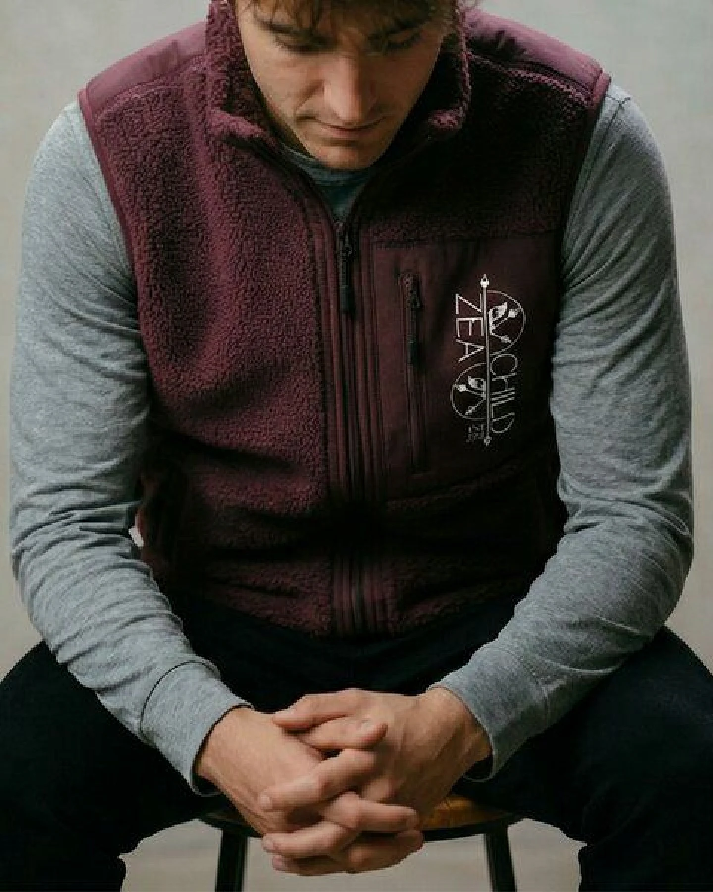 Zeachild Männer EcoSherpa Halfzip Unisex – Ansicht 3