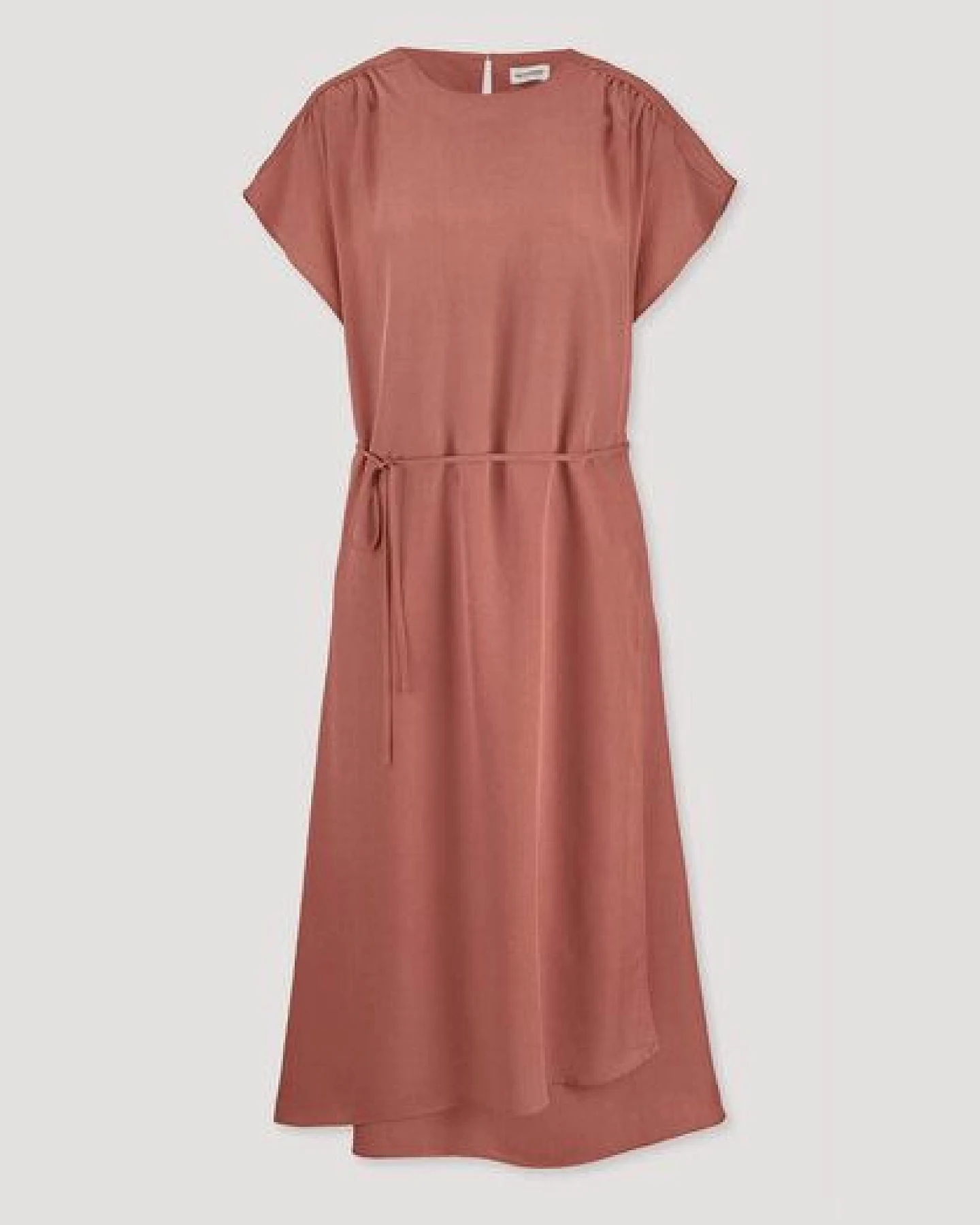 hessnatur Gewebe Kleid mit Wickeloptik Midi aus reinem TENCEL Lyocell – Ansicht 4