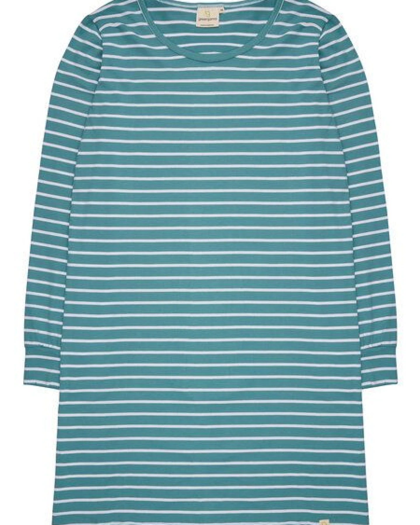greenjama Damen Sleepshirt Ringel, GOTS-zertifiziert – Ansicht 4