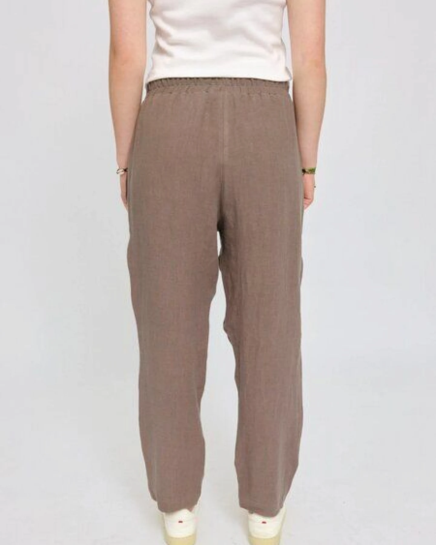 Mazine Hose - Straight Leg Linen Pants - aus 100% Leinen – Ansicht 2