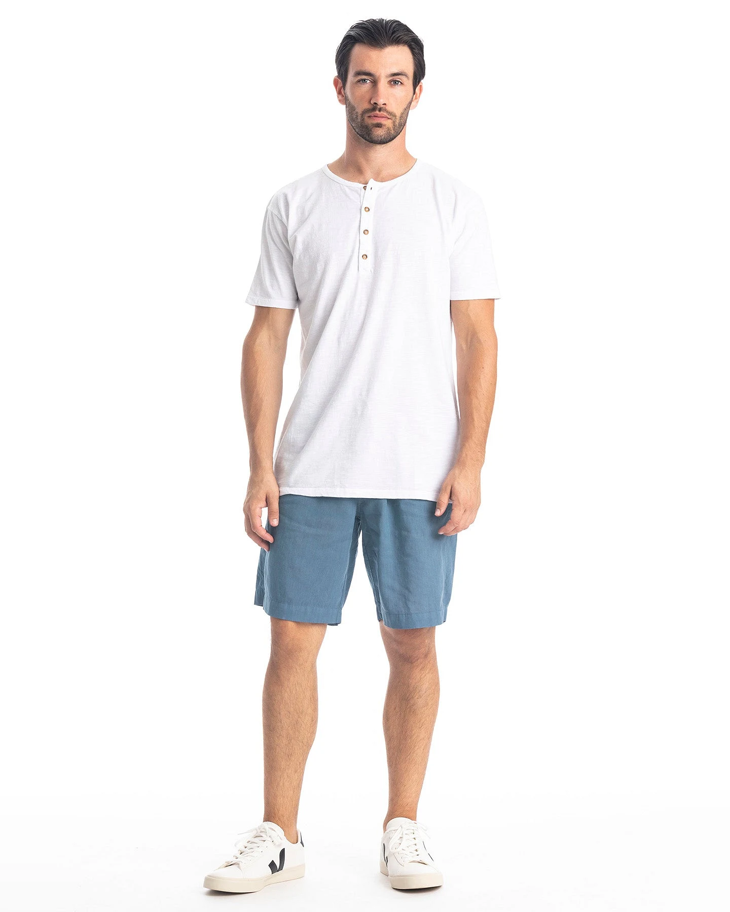RAVENS VIEW IBIZA Herren vegan T-Shirt Enzo Weiß – Ansicht 2