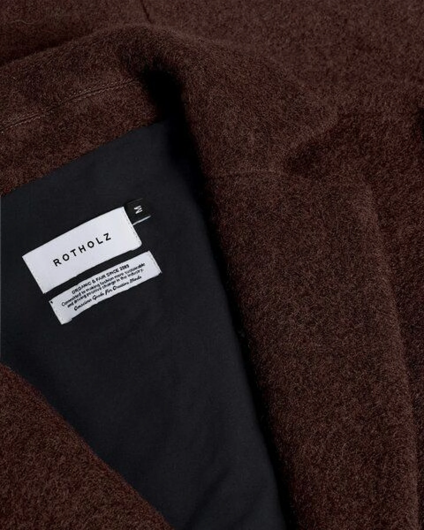 Rotholz Unisex Mantel Wool Formal Overcoat – Ansicht 2