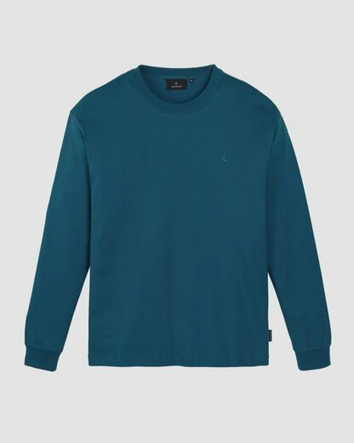 Herren Longsleeve aus Bio-Baumwolle - PAPAYA - recolution