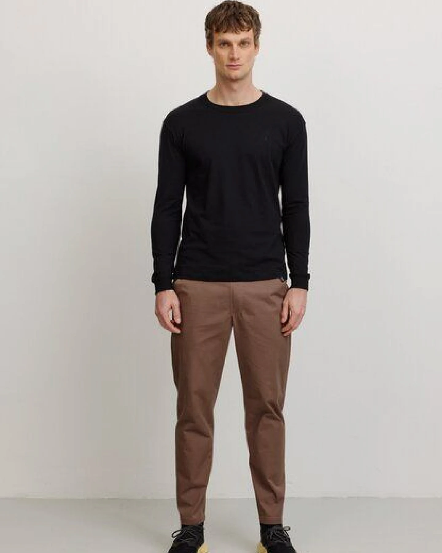 Herren Longsleeve aus Bio-Baumwolle - PAPAYA - recolution – Ansicht 3
