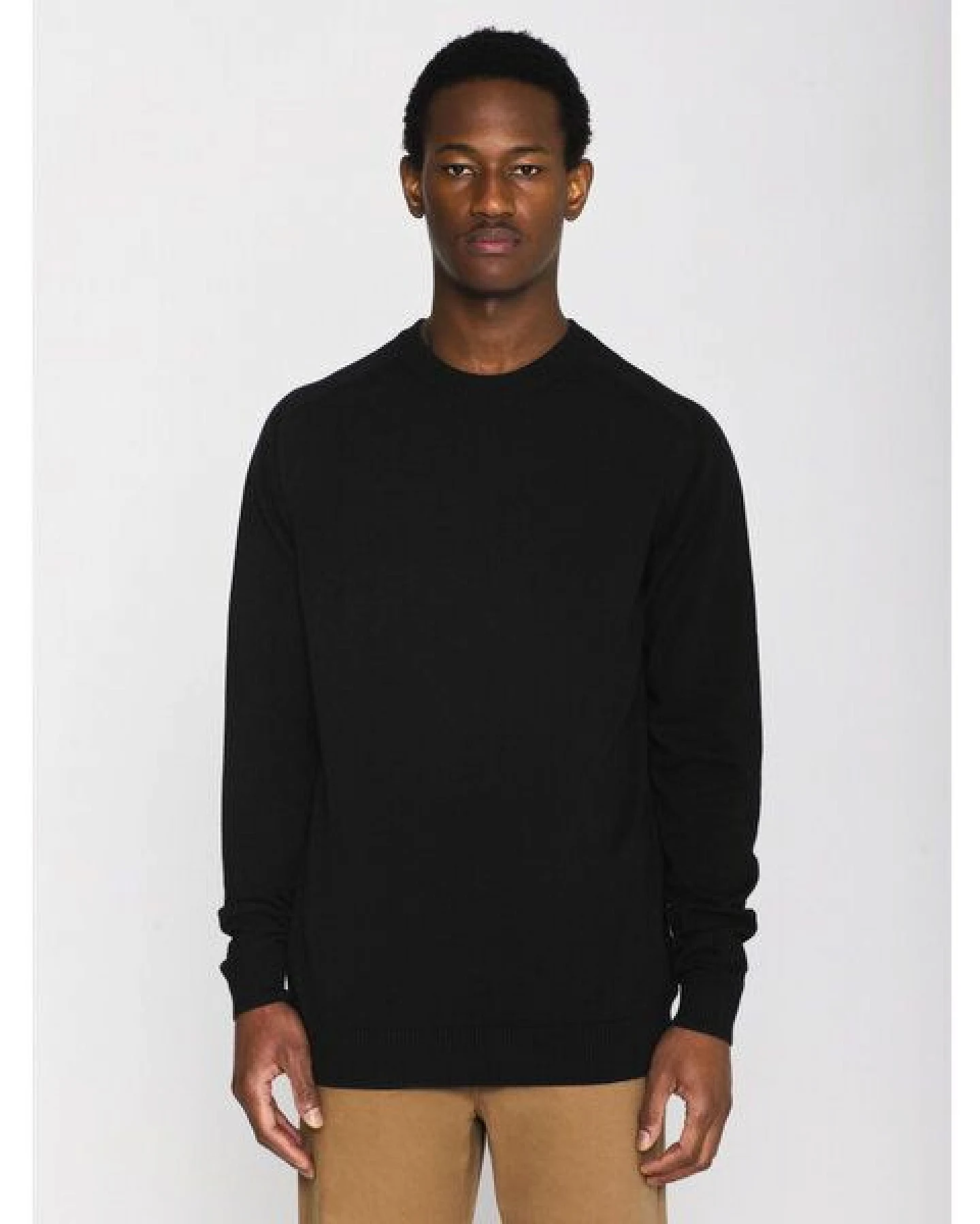KnowledgeCotton Apparel Regular merino knit crew neck - aus Merino-Wolle – Ansicht 2