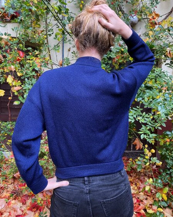 vincente gestrickte Bomberjacke für Frauen