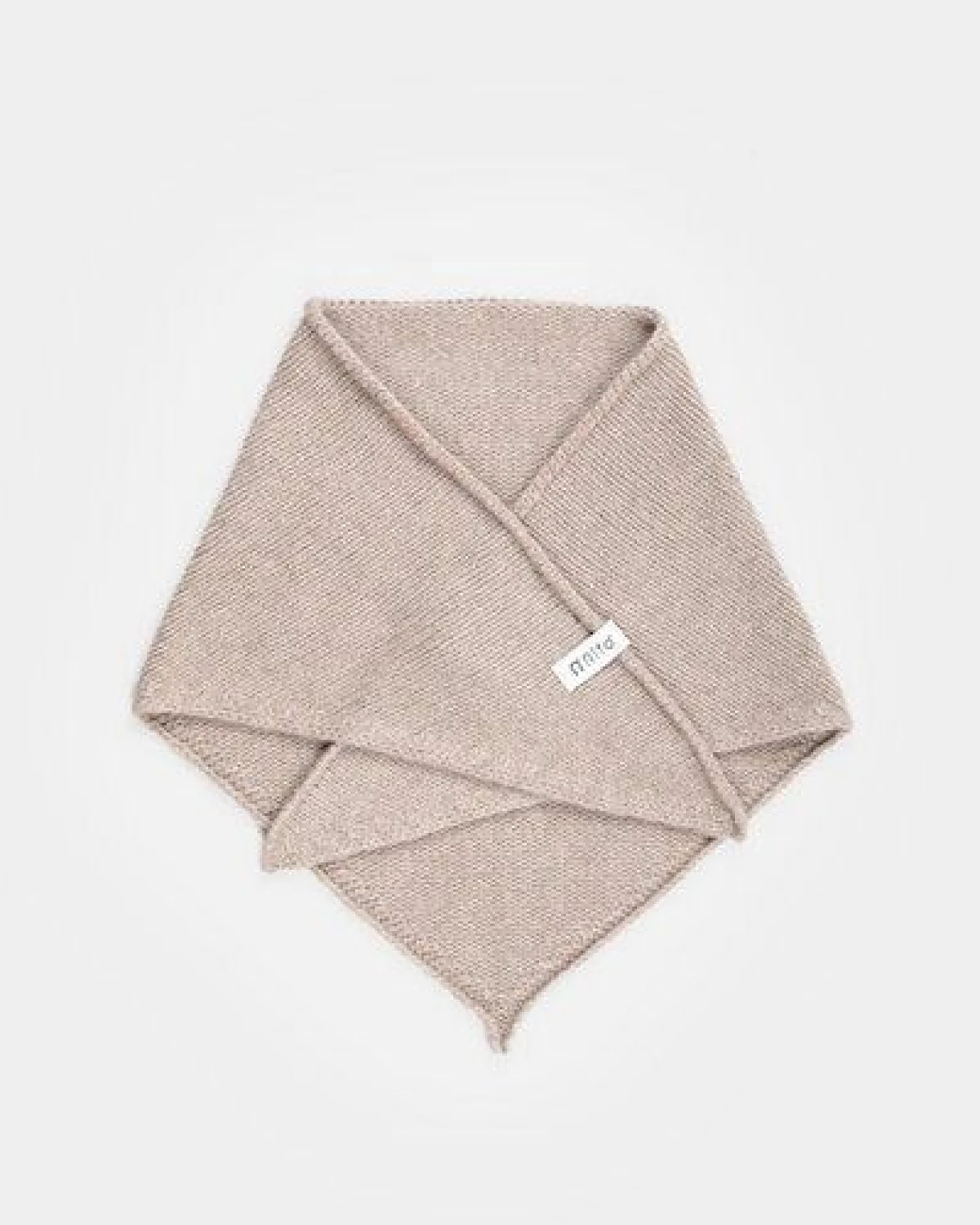 Rifò - Circular Fashion Made in Italy gestricktes Bandana/ Dreieckstuch Masha aus Recycelter Kaschmirwolle – Ansicht 2