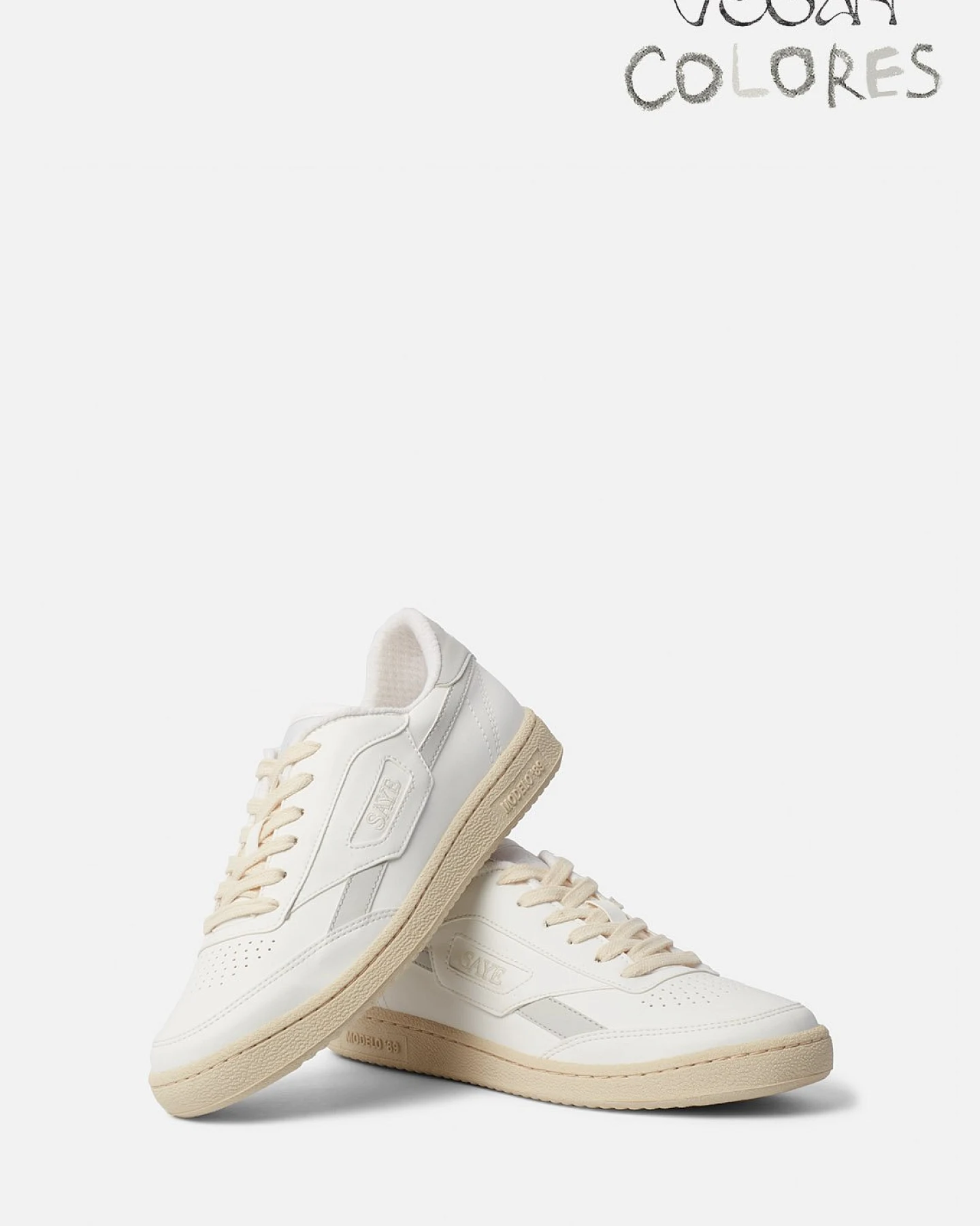 SAYE Herren vegan Sneaker Modelo '89 Grau – Ansicht 2