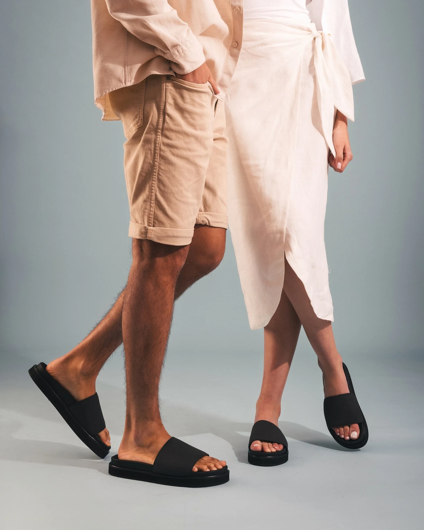 NAE Damen vegan Sandalen Okina Schwarz – Ansicht 2