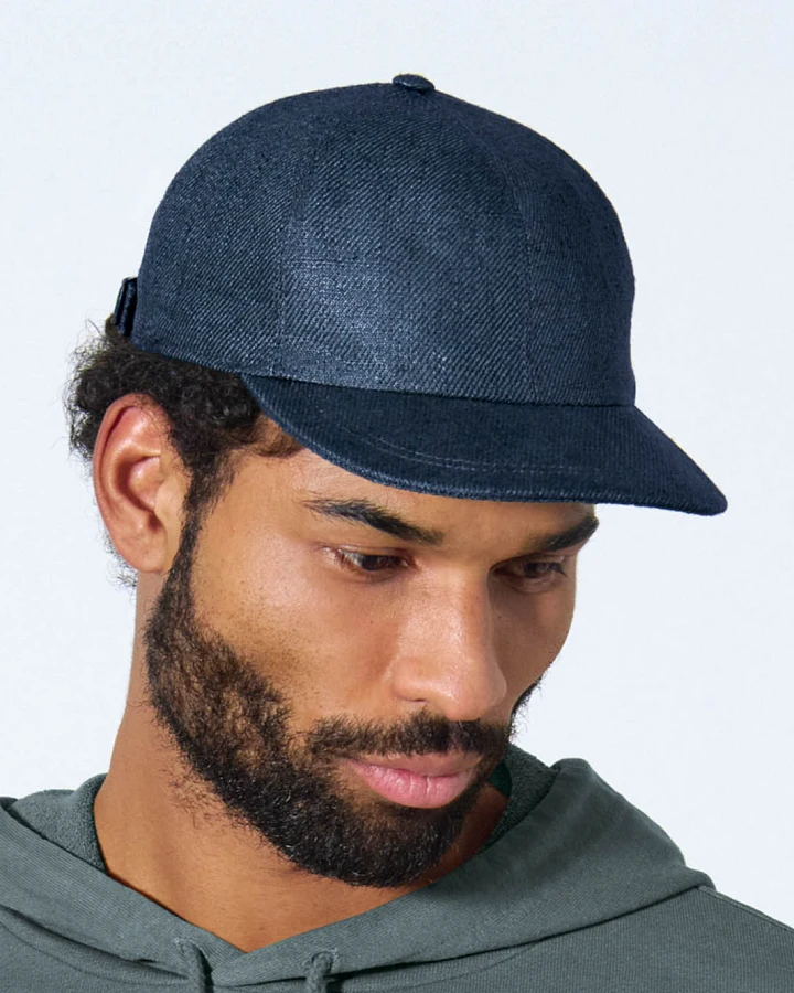 Hempage Herren vegan Baseball Cap Hanf Navy