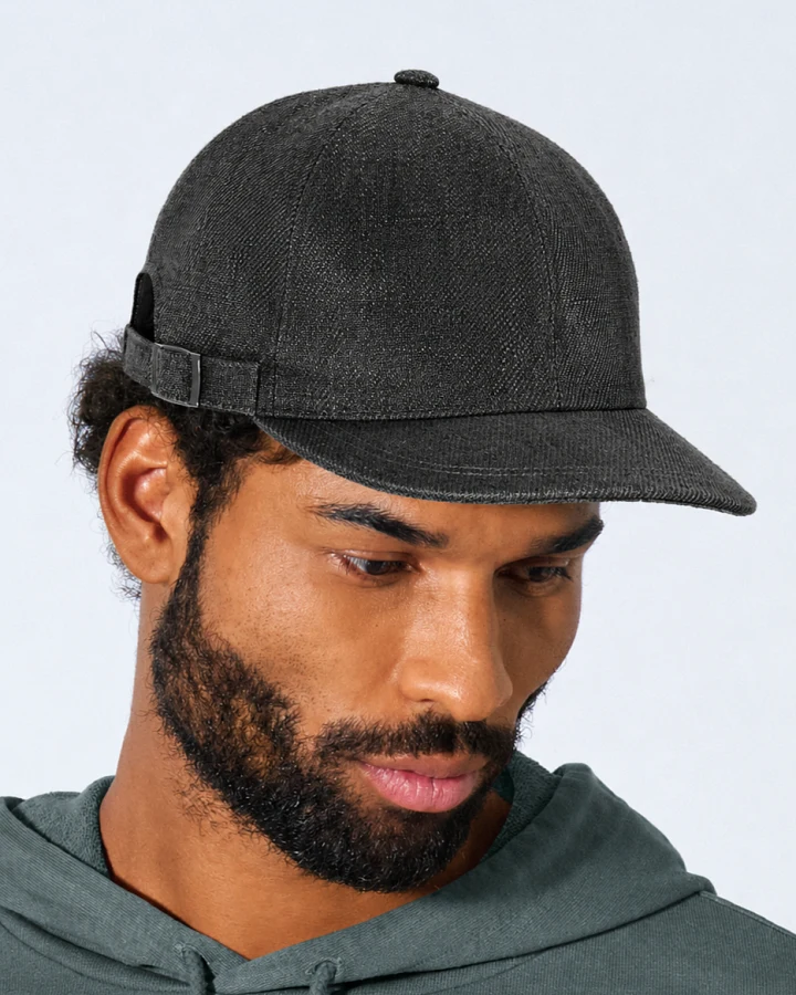 Hempage Herren vegan Baseball Cap Hempage Schwarz