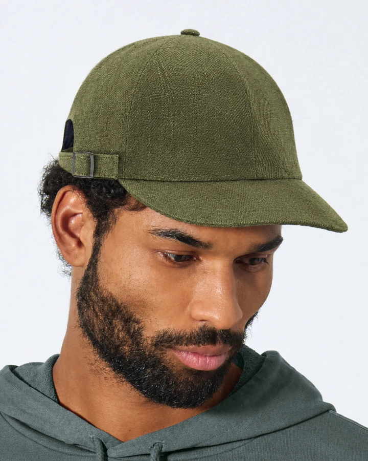 Hempage Herren vegan Baseball Cap Hempage Olivgrün